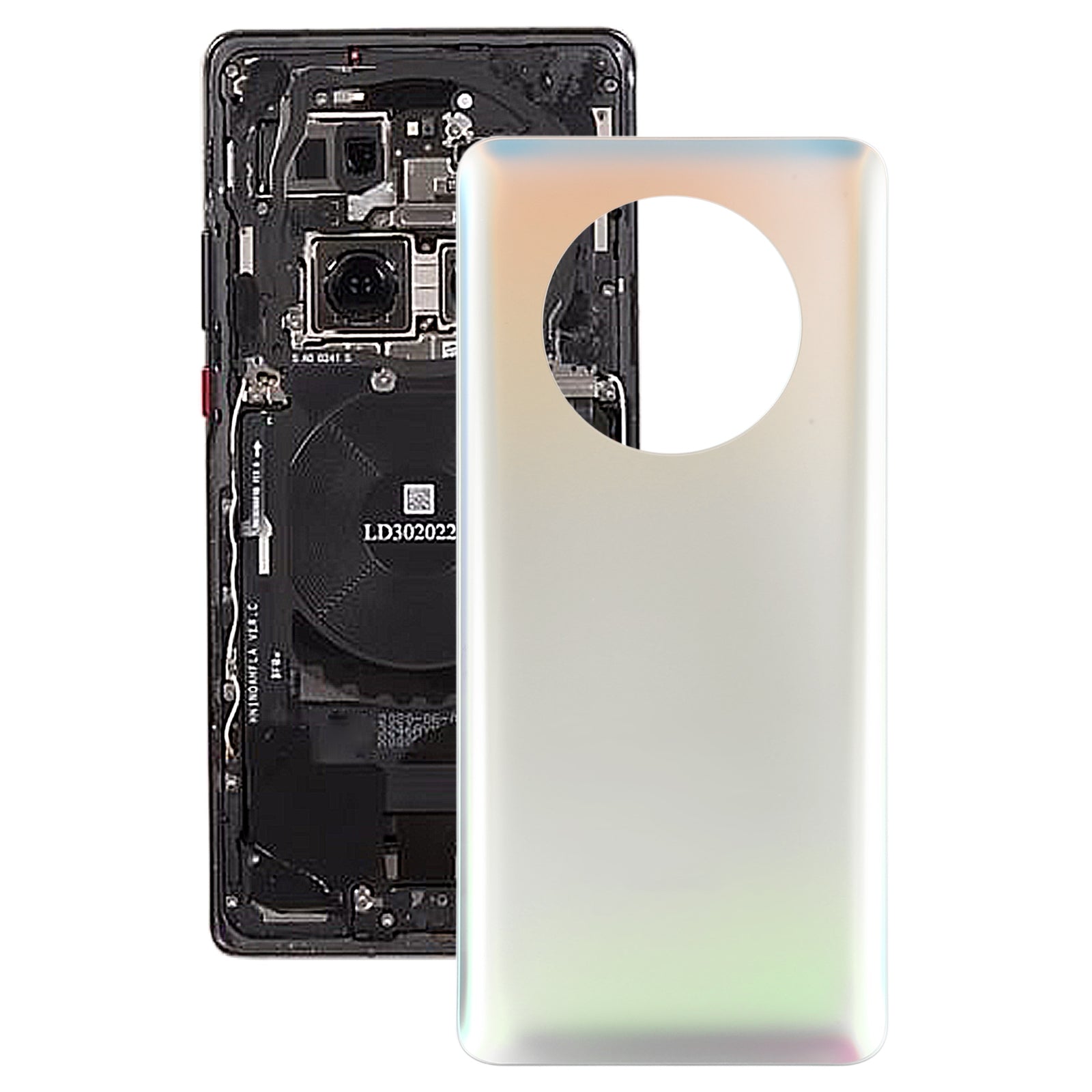 Battery Back Cover for Huawei Mate 40 Silver