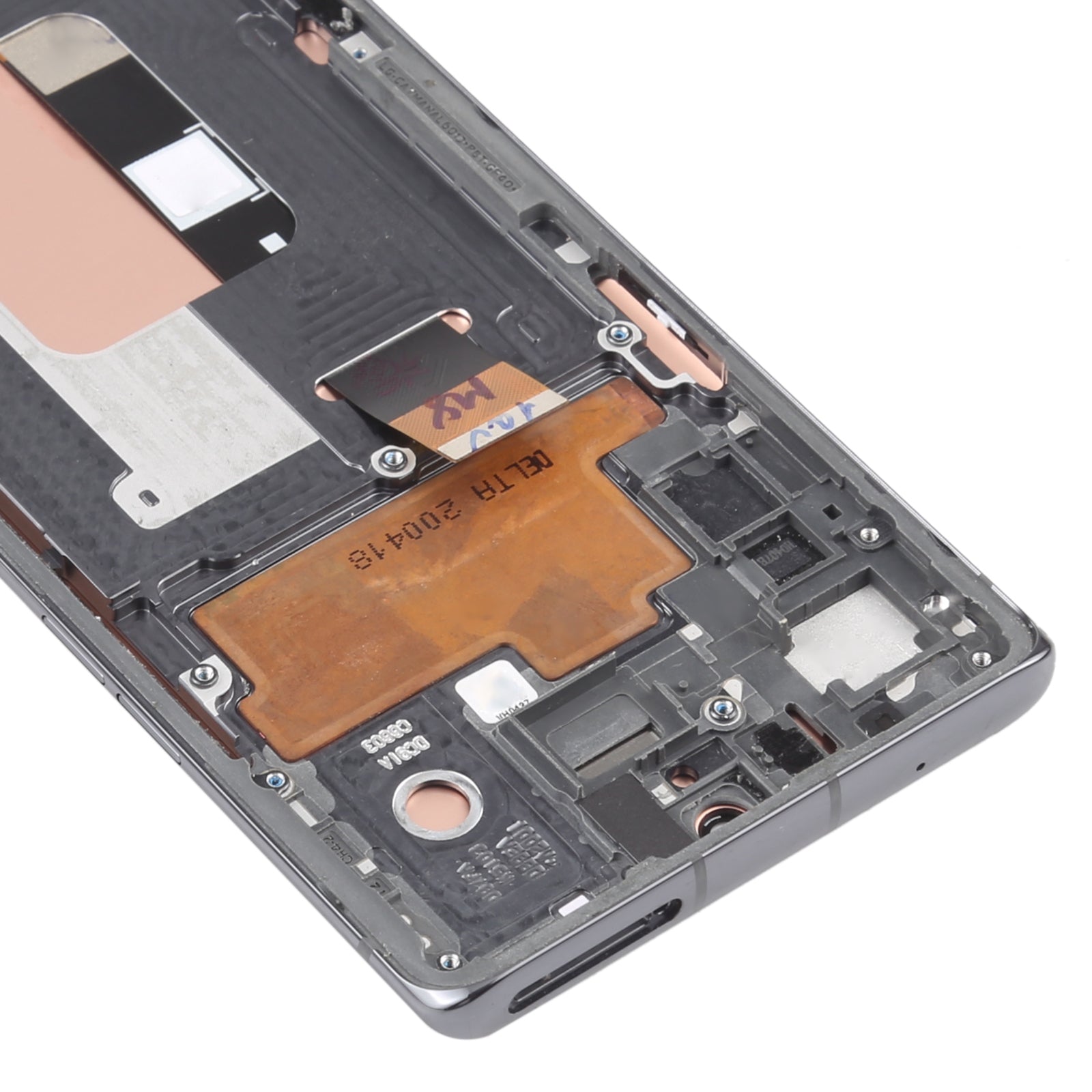 For LG Velvet 5G KR Version LCD Screen Digitizer Full Assembly with Frame  Silver