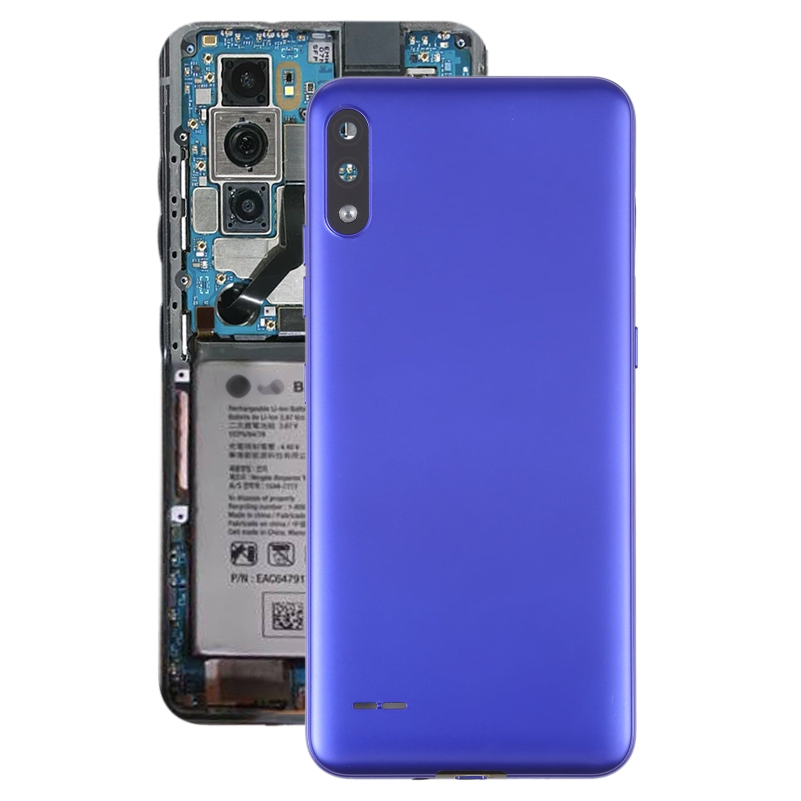 Back Battery Cover for LG K22 LMK200Z LMK200E LMK200B LM-K200 Blue