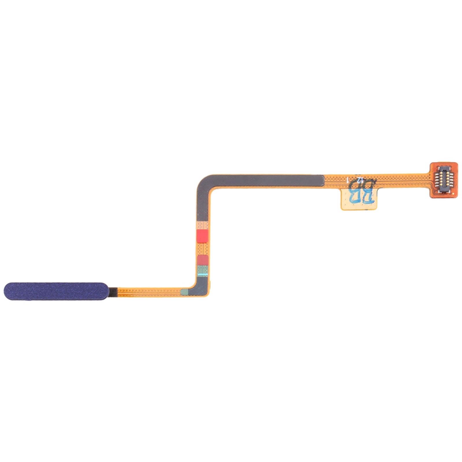 Fingerprint Sensor Flex Cable for Xiaomi Redmi Note 9 Pro 5G / Mi 10T Lite 5G M2007J17G M2007J17C Blue