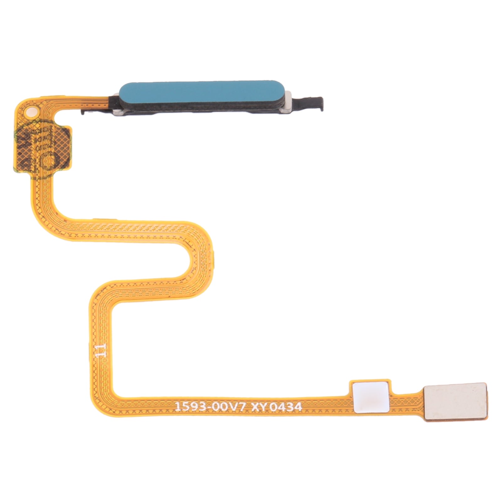 Fingerprint Sensor Flex Cable for Xiaomi Redmi Note 9 5G / Redmi Note 9T M2007J22G M2007J22C  Green