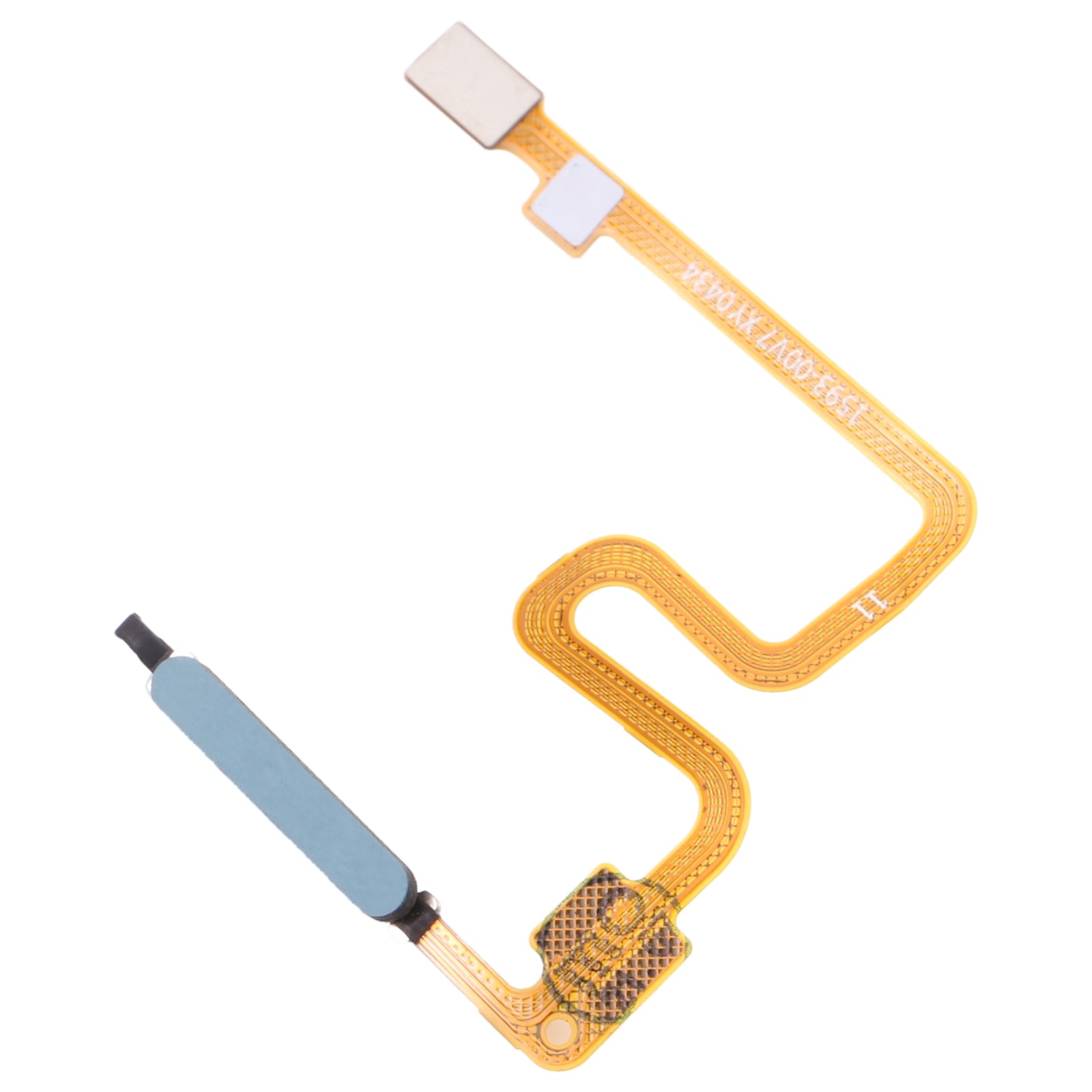 Fingerprint Sensor Flex Cable for Xiaomi Redmi Note 9 5G / Redmi Note 9T M2007J22G M2007J22C  Green