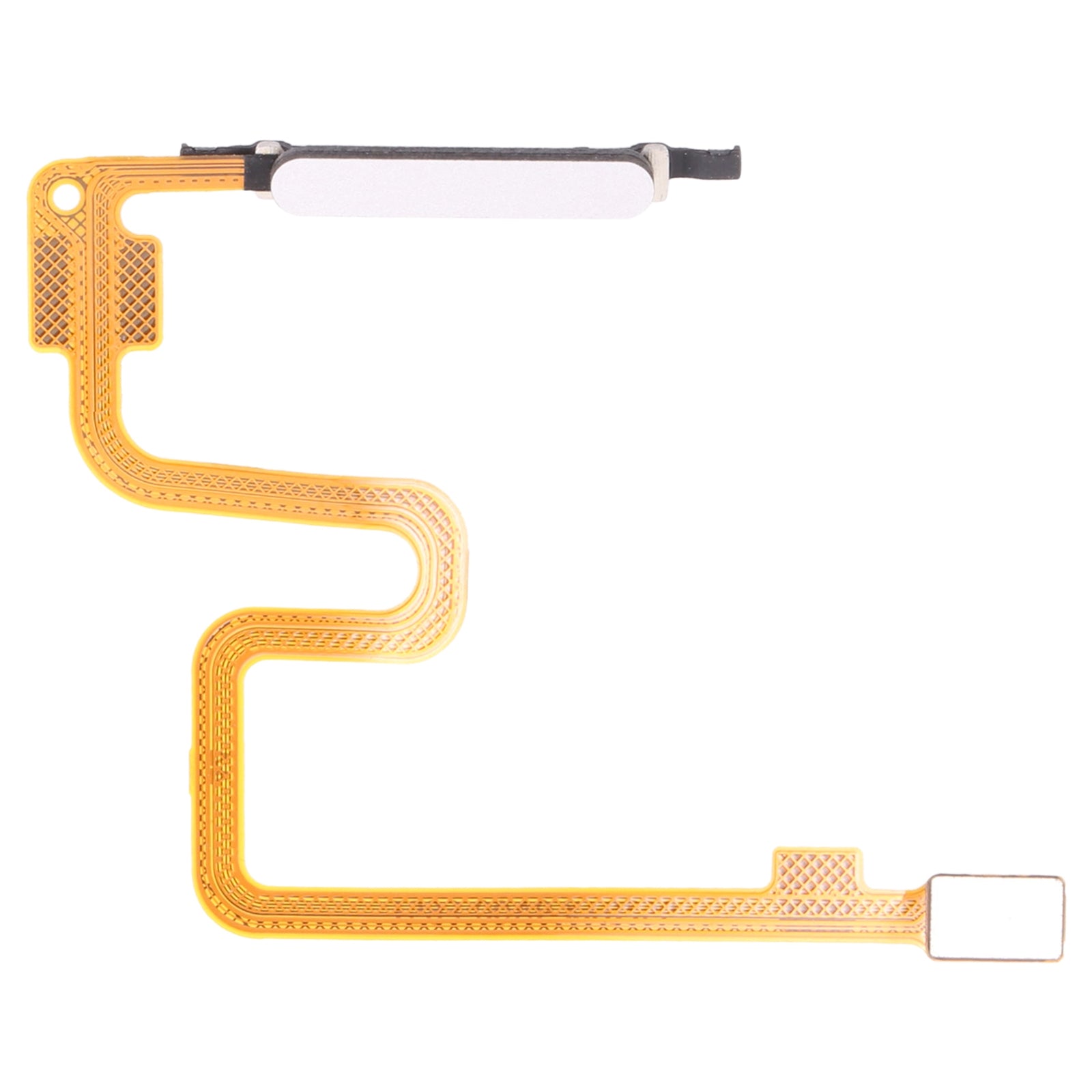 Fingerprint Sensor Flex Cable for Xiaomi Redmi Note 9 5G / Redmi Note 9T M2007J22G M2007J22C  Silver