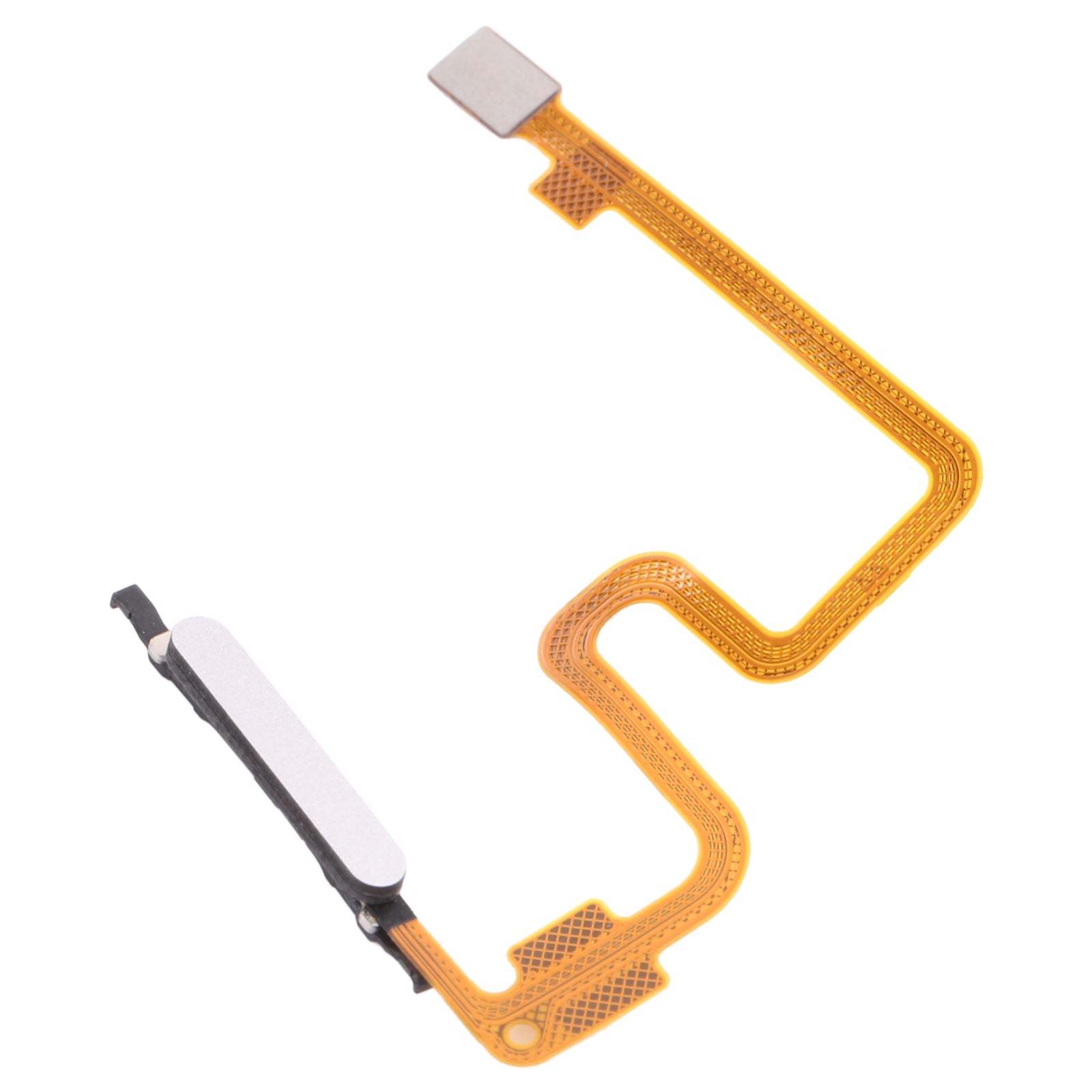 Fingerprint Sensor Flex Cable for Xiaomi Redmi Note 9 5G / Redmi Note 9T M2007J22G M2007J22C  Silver