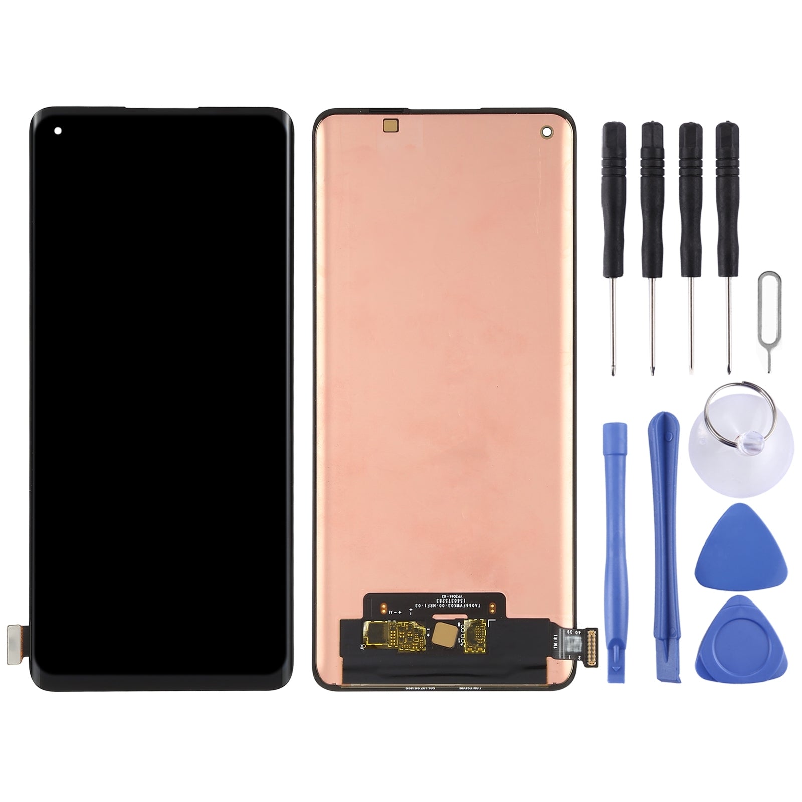 AMOLED Material LCD Screen and Digitizer Full Assembly for OPPO Reno6 Pro 5G / Reno6 Pro+ 5G