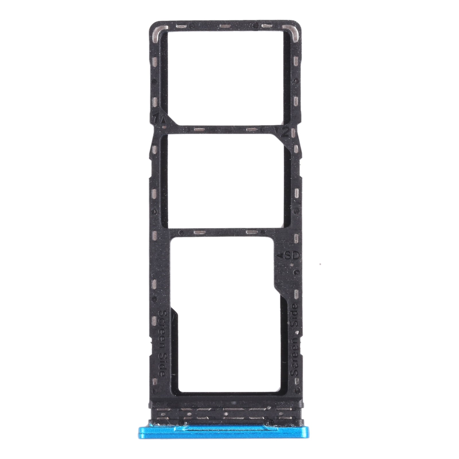 For Infinix  10s /  10T X689B X689 X689C SIM Card Tray + SIM Card Tray + Micro SD Card Tray  Blue