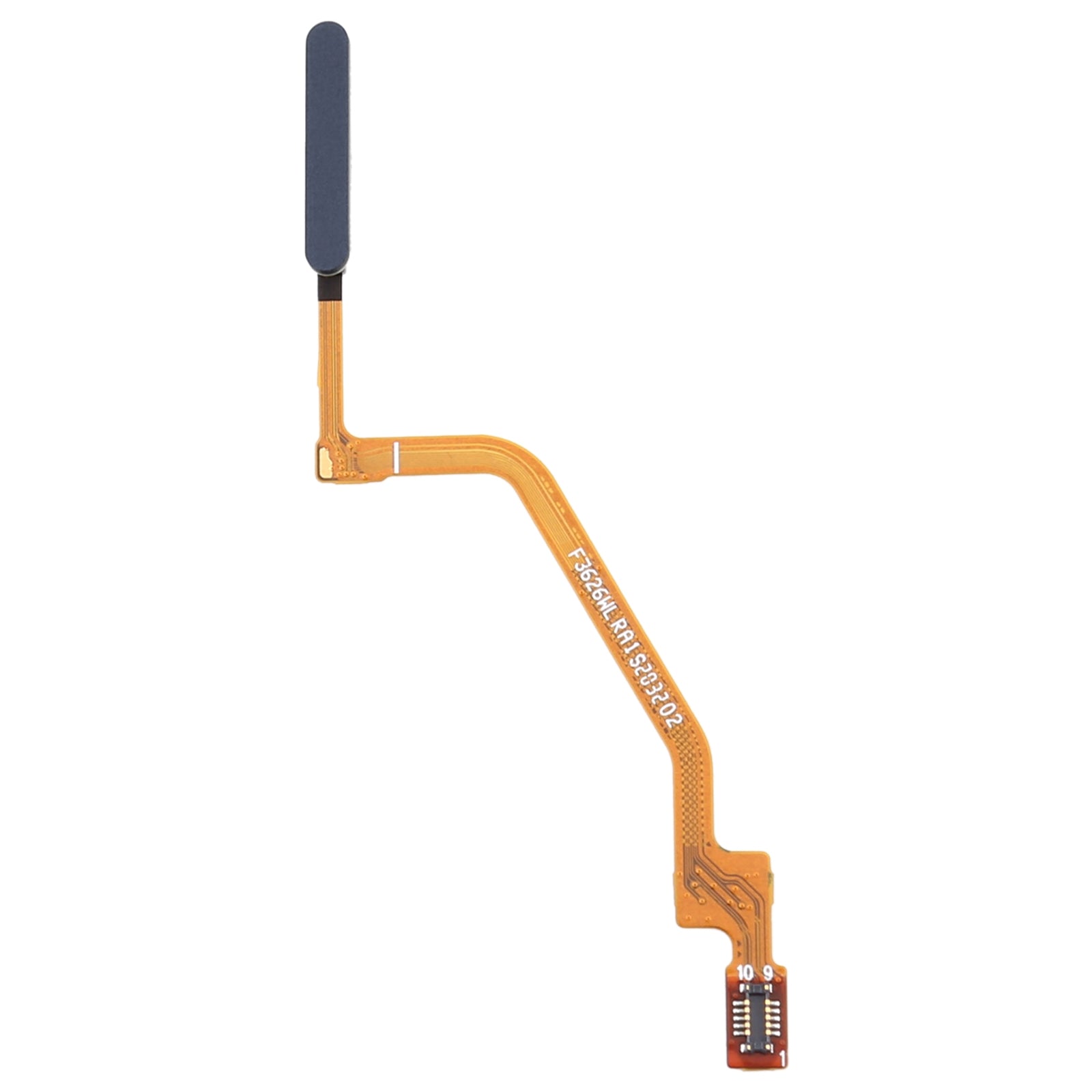 Fingerprint Sensor Flex Cable for Xiaomi Redmi Note 9S / Redmi Note 9 Pro / Redmi Note 9 Pro Max Black