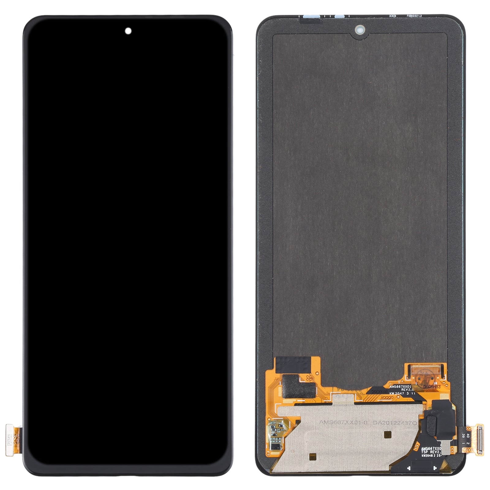 AMOLED LCD Screen and Digitizer Full Assembly for Xiaomi Black Shark 4 / Black Shark 4 Pro SHARK PRS-H0, SHARK PRS-A0