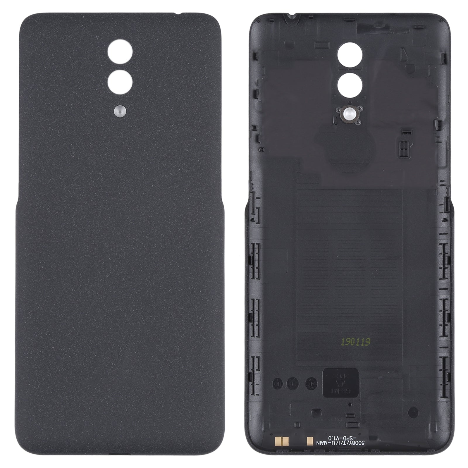 For Alcatel 1x  2019 5008 Battery Back Cover   Black