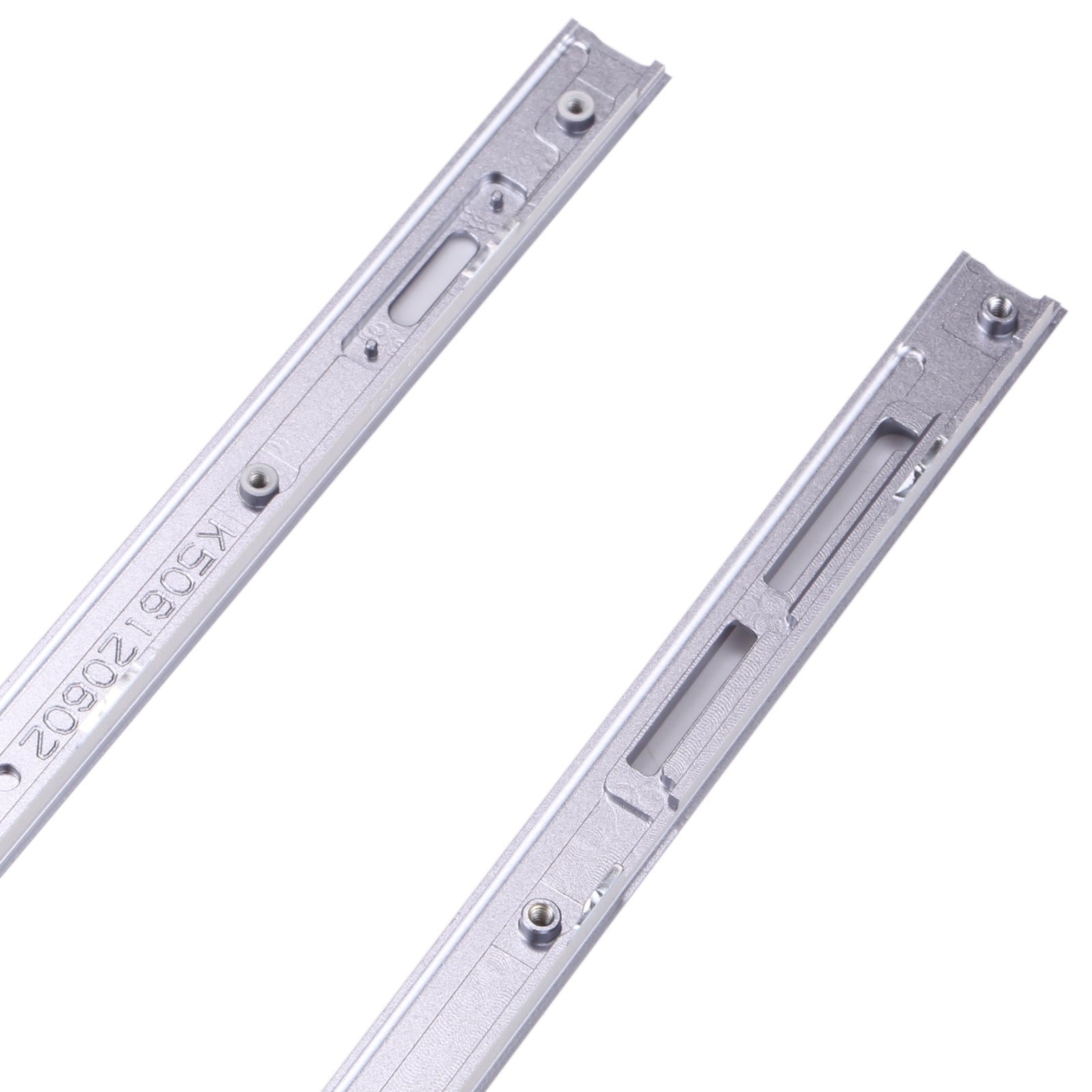 1 Pair Metal Side Part Sidebar For Sony Xperia XA2 Ultra  Silver