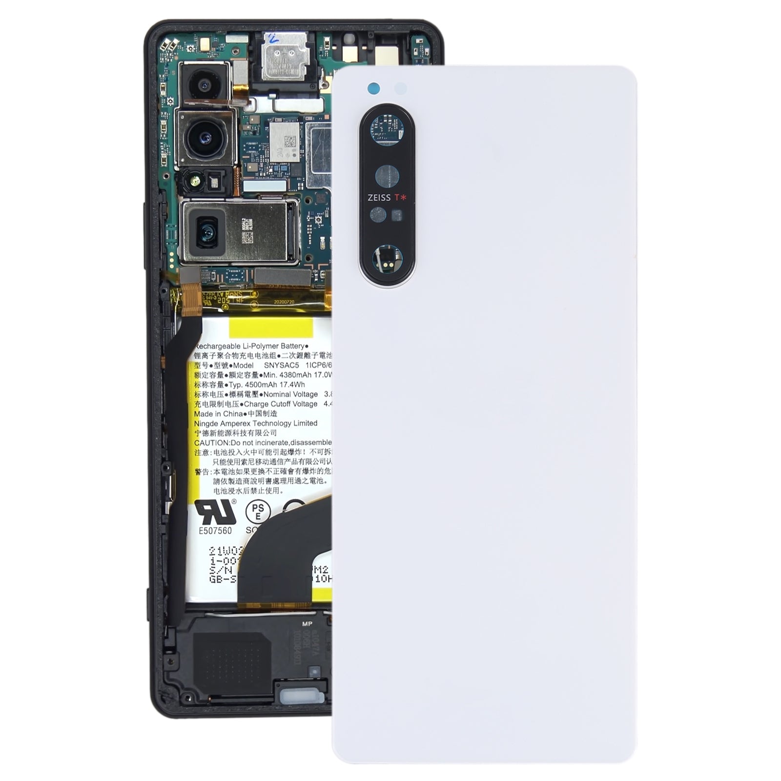 Battery Back Cover for Sony Xperia 1 II White