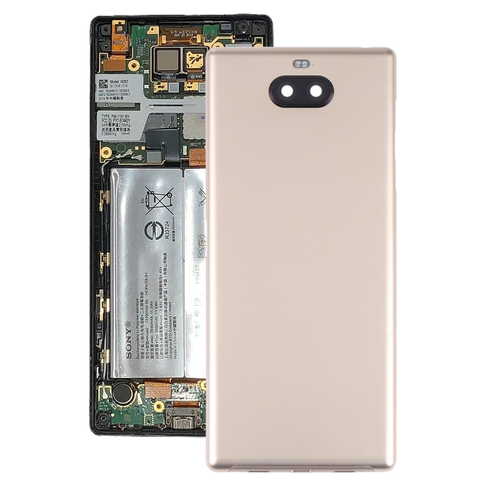 Battery Back Cover for Sony Xperia 10 Plus Gold