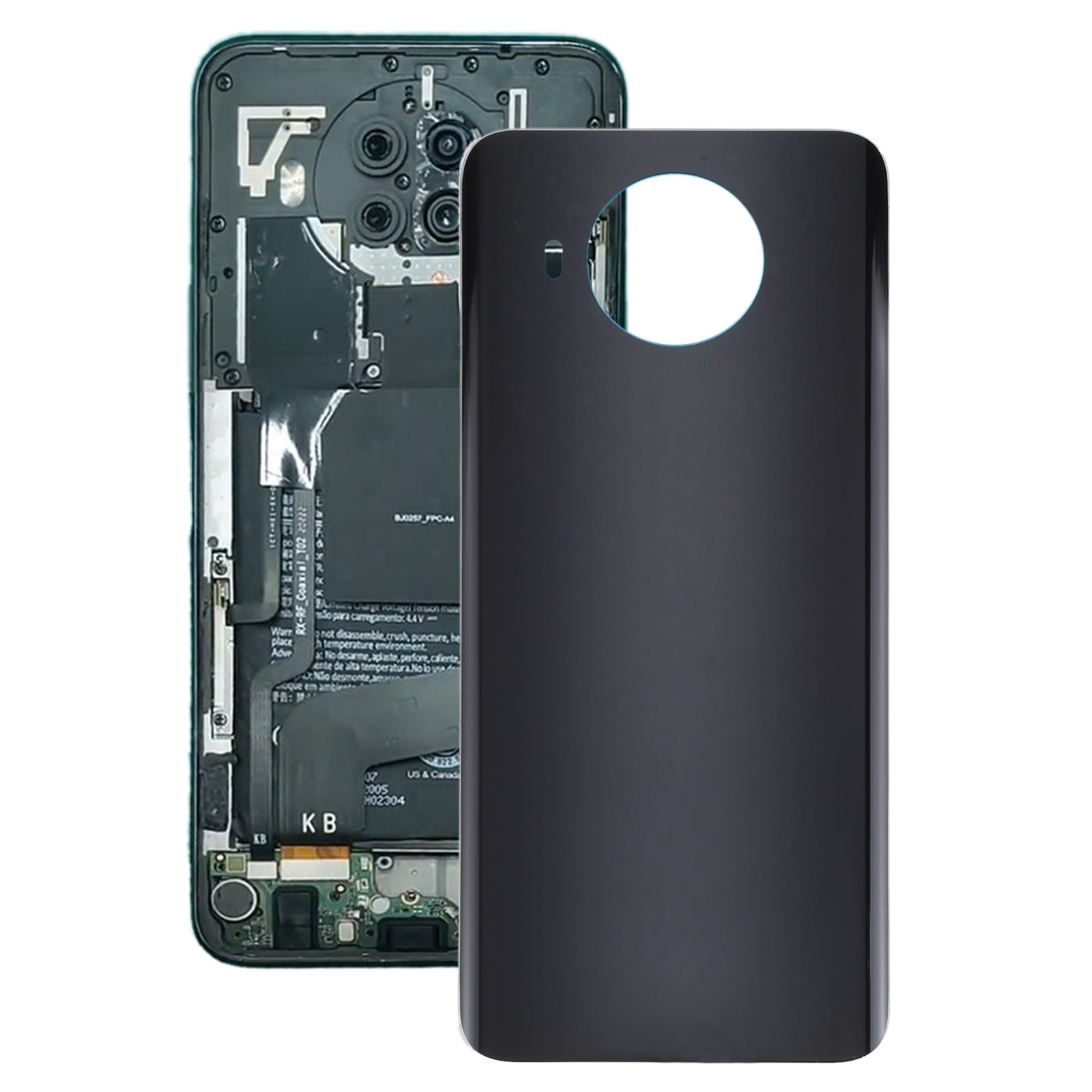Battery Back Cover for Nokia 8.3 5G TA-1243 TA-1251 Black