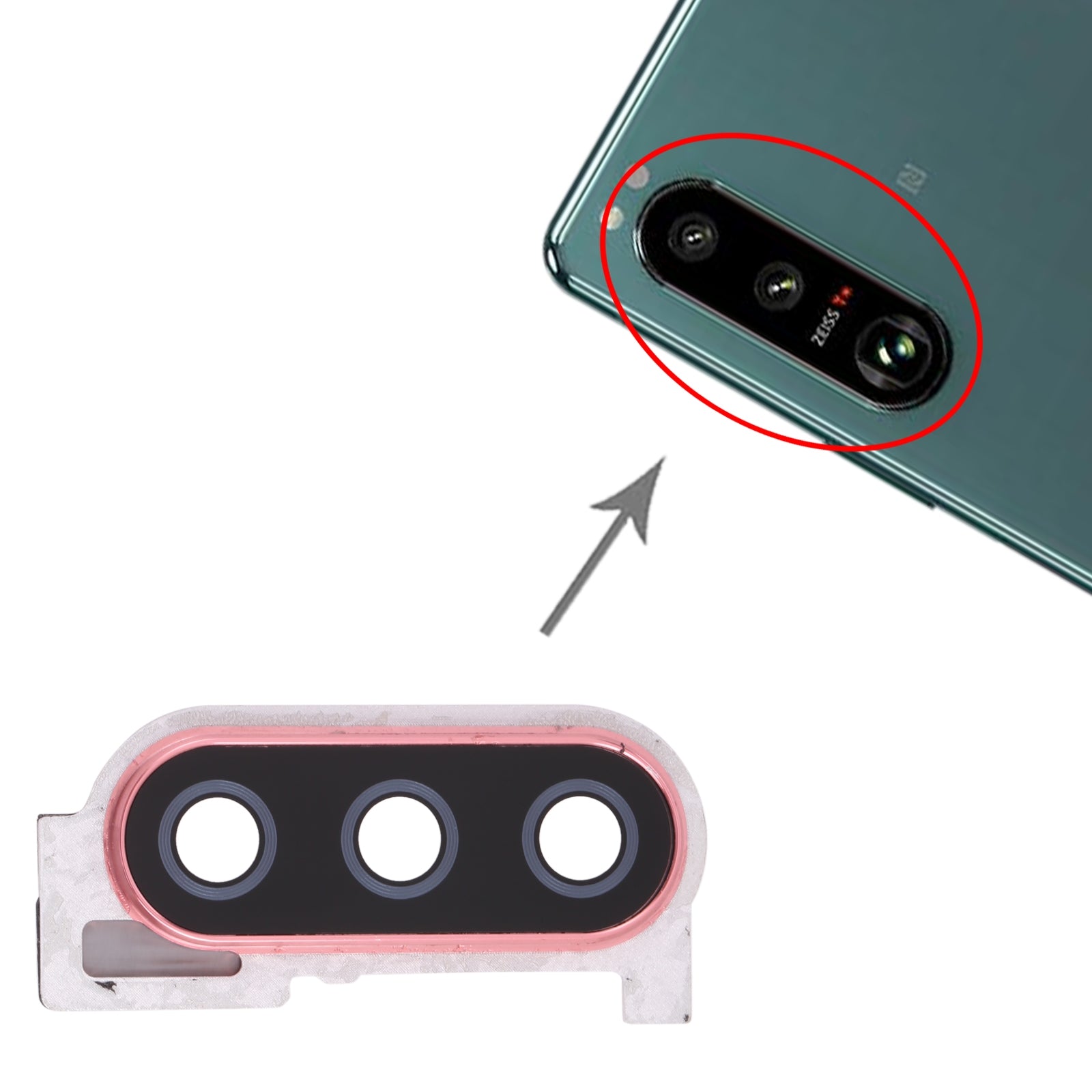 Camera Lens Cover for Sony Xperia 10 III  Pink