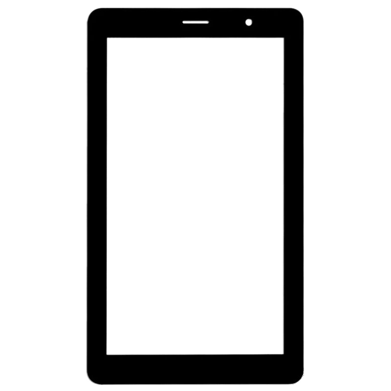 For Alcatel 1T 7 9013A Front Screen Outer Glass Lens  Black