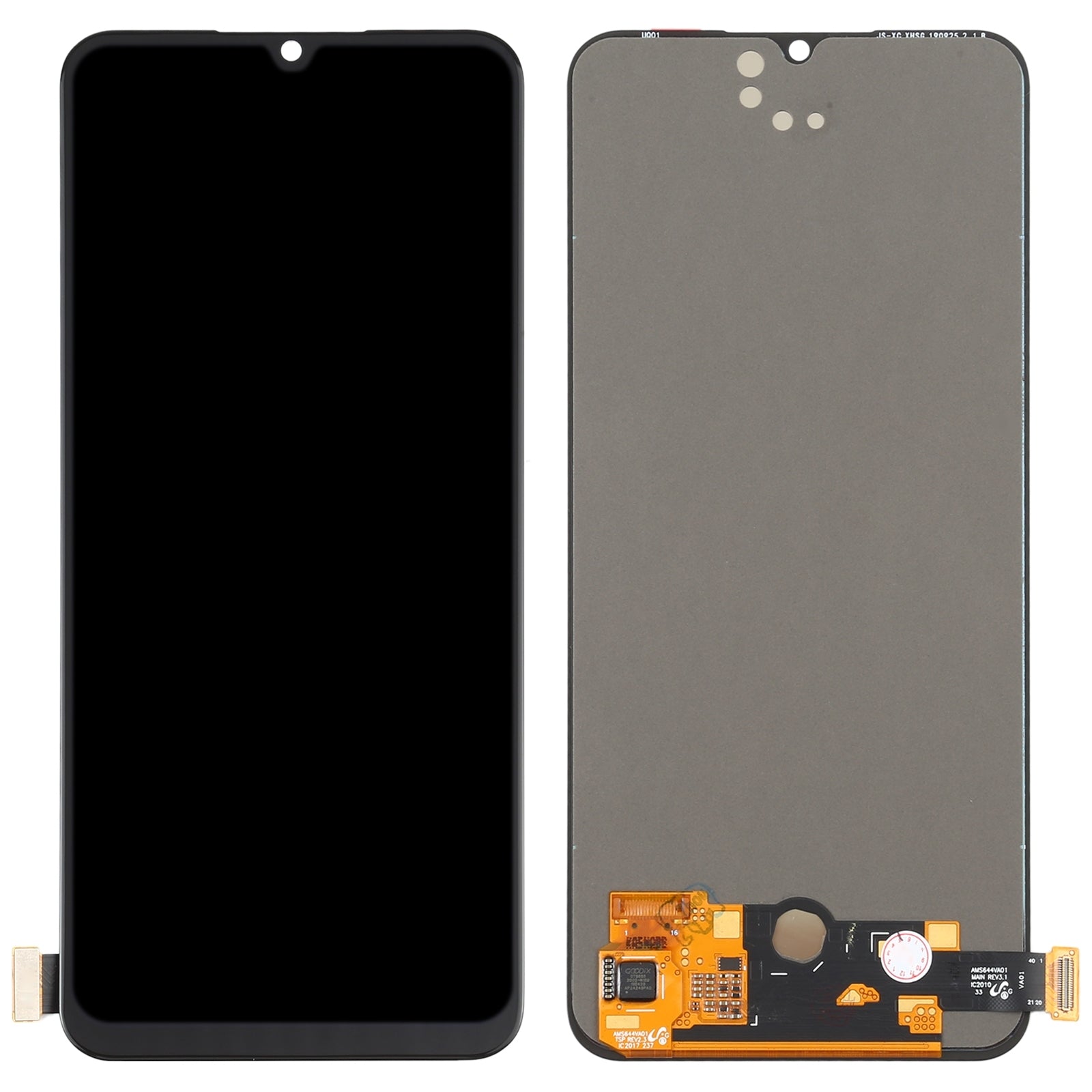 AMOLED Material LCD Screen and Digitizer Full Assembly for Vivo V21e 4G / Y73 V2061, V2059
