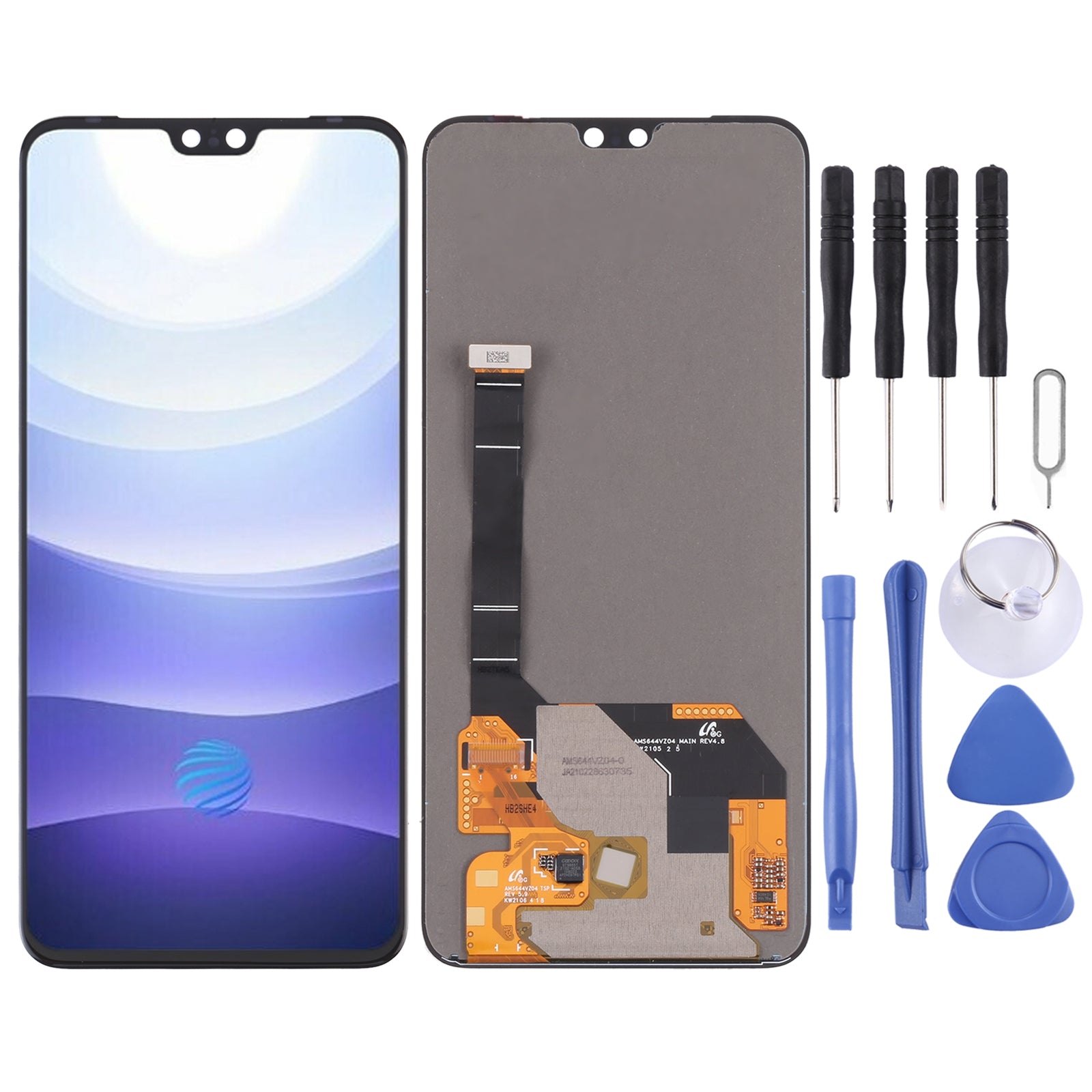 AMOLED LCD Screen for Vivo S9/S10/S10 Pro/S12/V23 5G V2130 V2121A V2162A  V2072A with Digitizer Full Assembly
