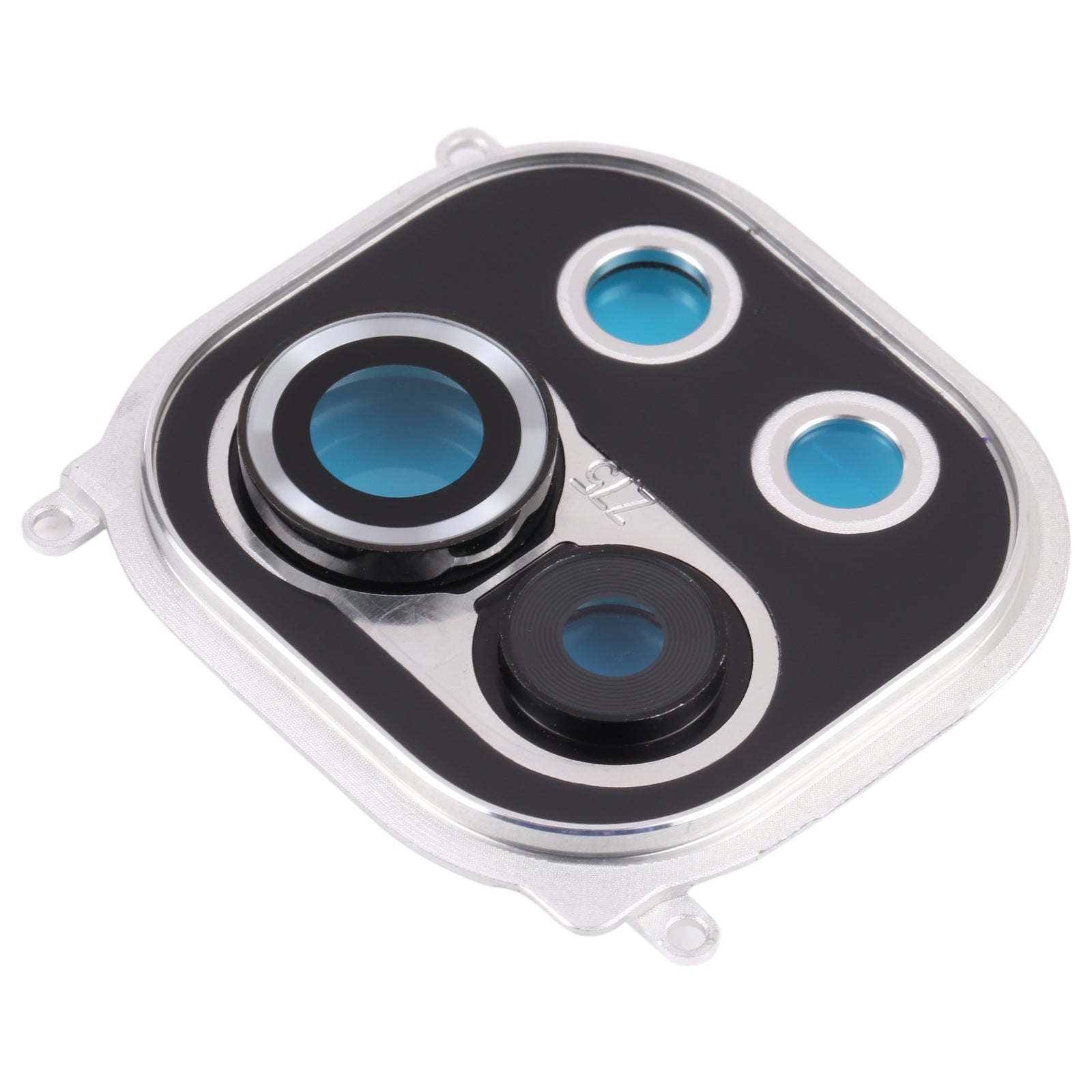 Back Camera Lens Frame for Xiaomi Mi 11 M2011K2C, M2011K2G  Silver