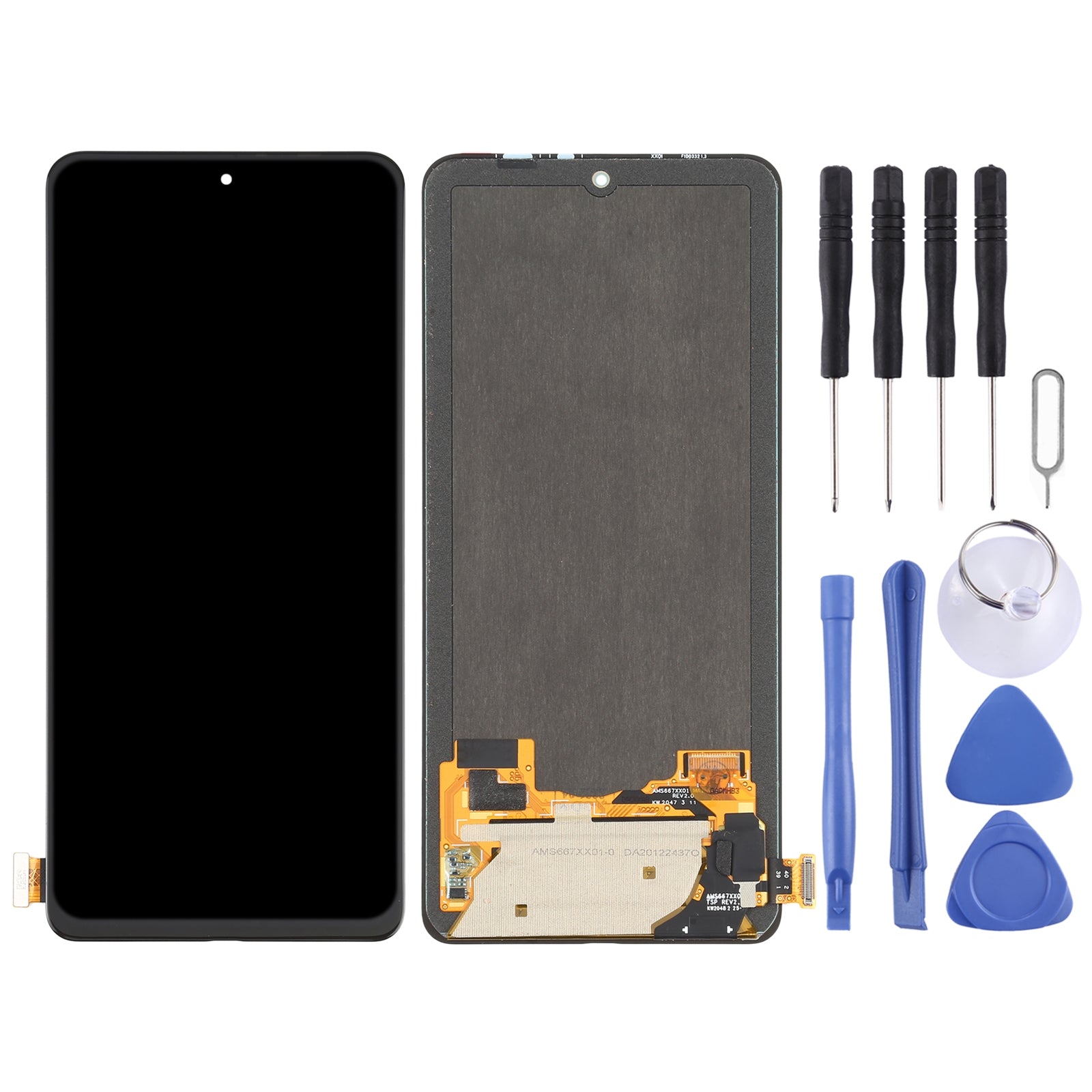 AMOLED Material LCD Screen and Digitizer Full Assembly for Xiaomi Black Shark 4S