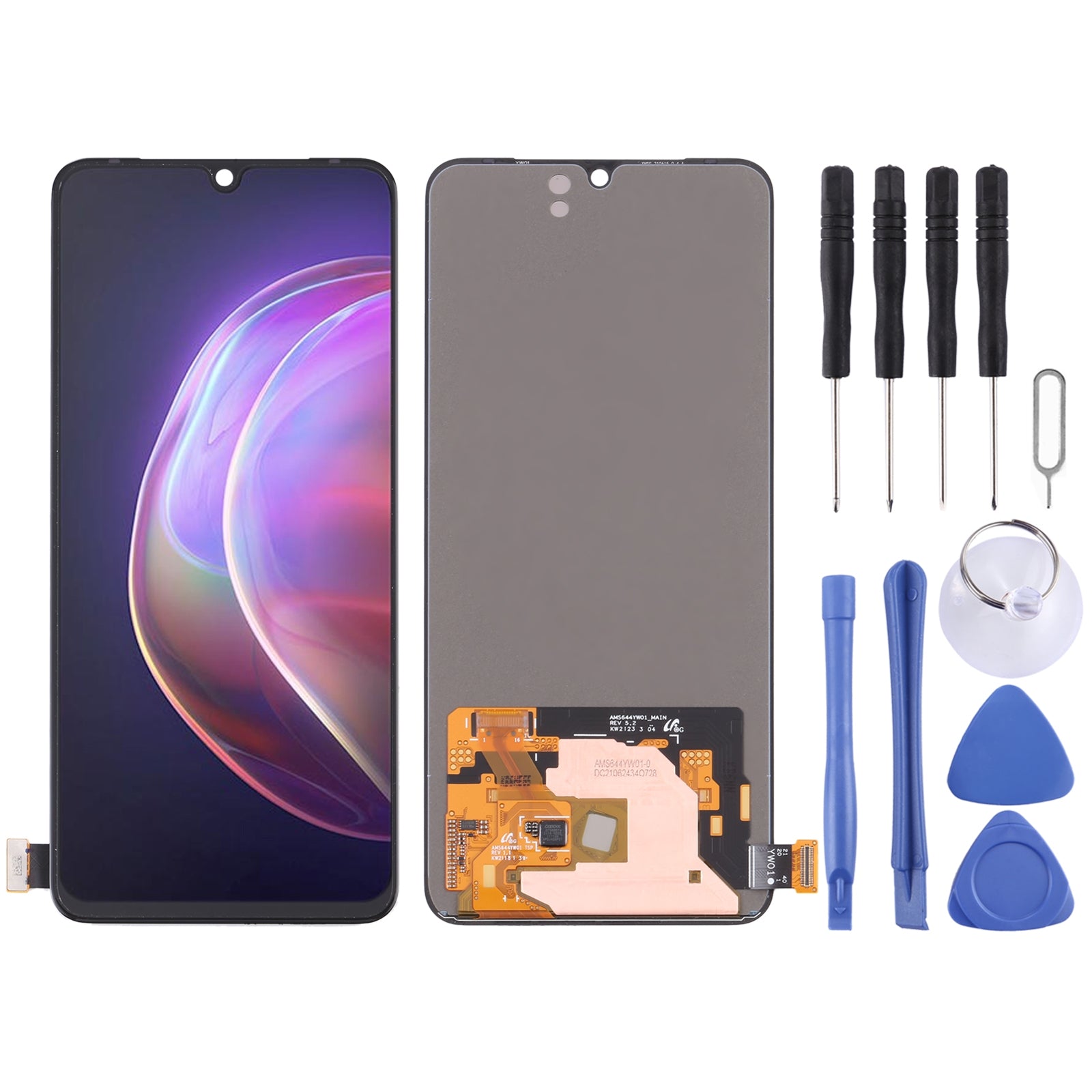 AMOLED LCD Screen for vivo V21 5G V2050 with Digitizer Full Assembly