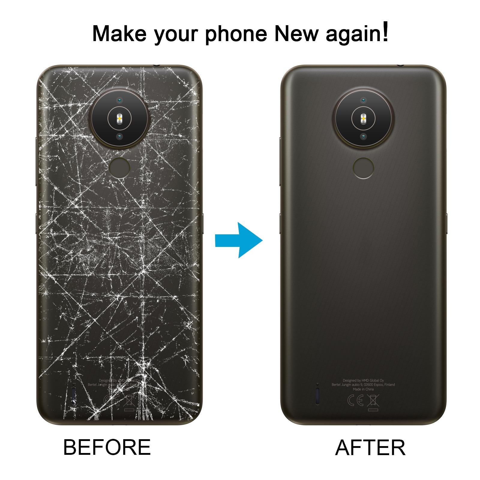 Battery Back Cover for Nokia 1.4 Purple