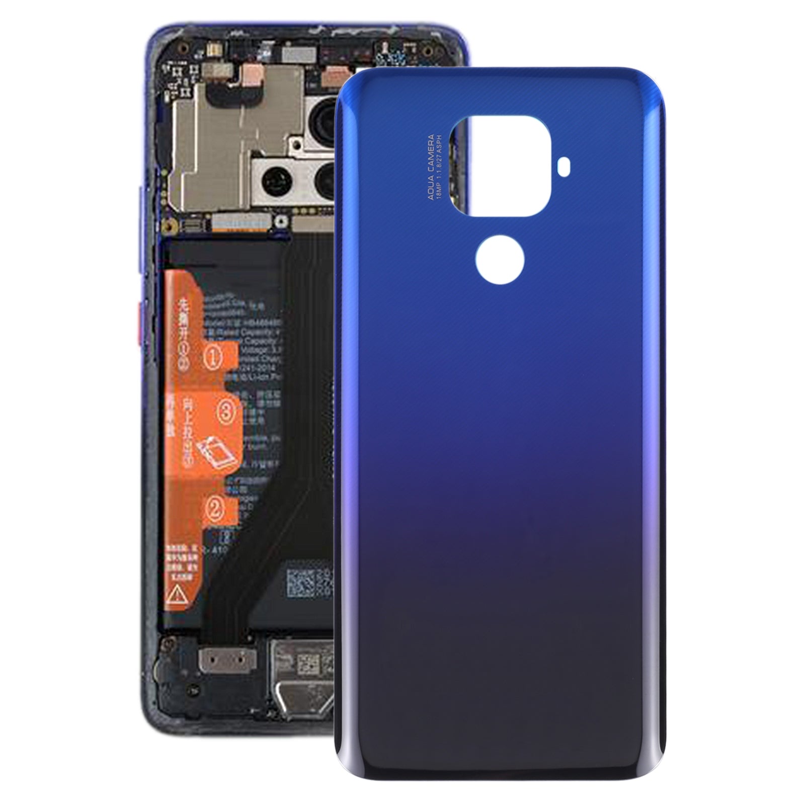 Battery Back Cover for Huawei Mate 30 Lite Blue