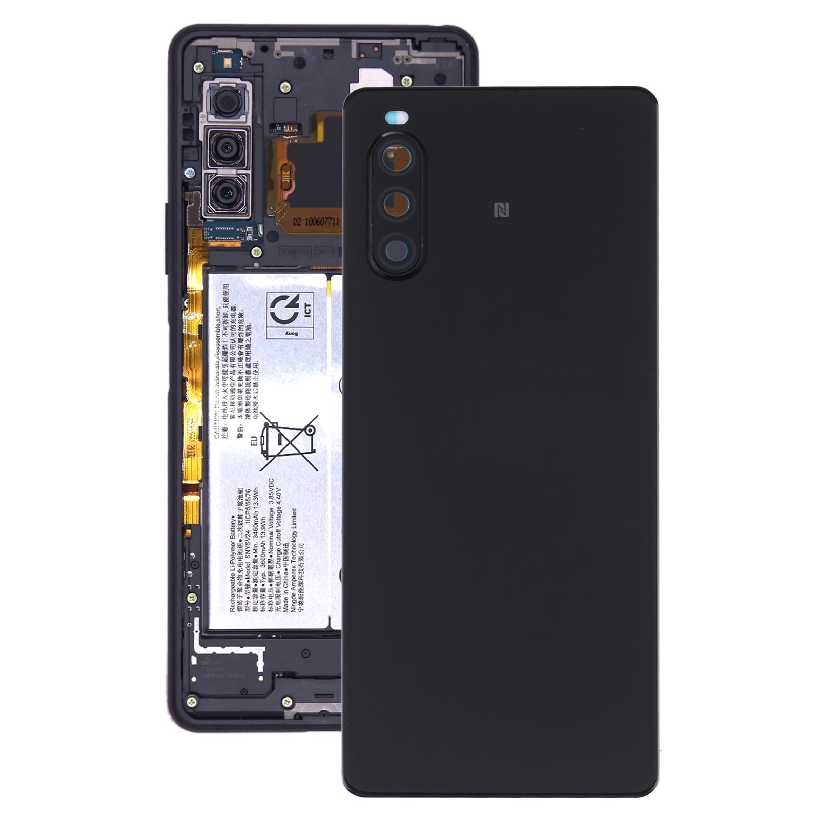 Battery Back Cover for Sony Xperia 10 II Black