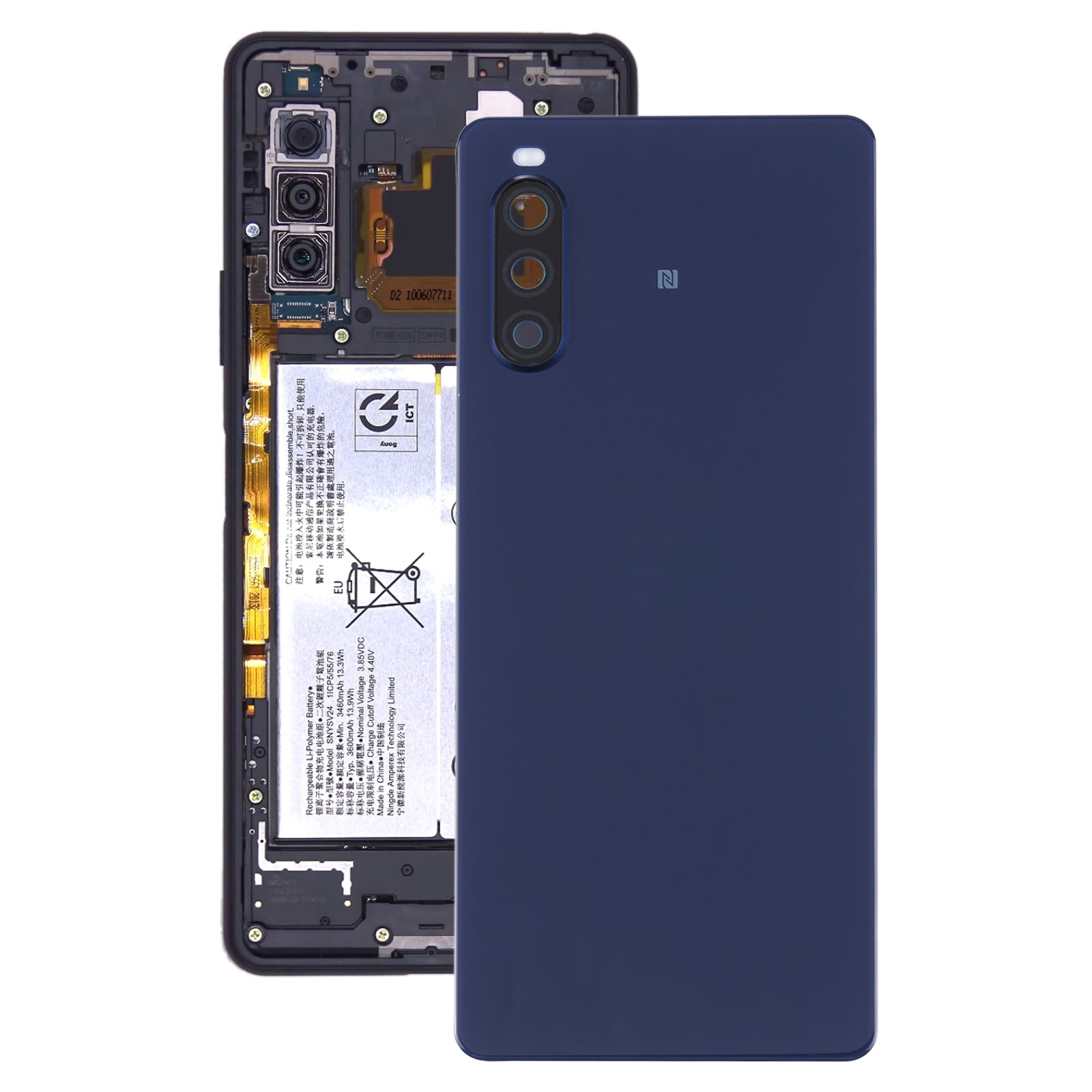 Battery Back Cover for Sony Xperia 10 II Blue