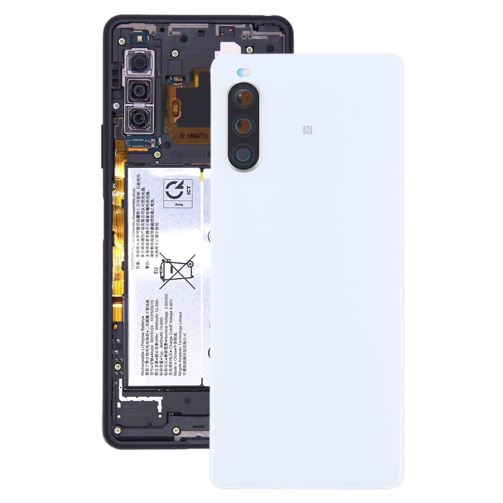 Battery Back Cover for Sony Xperia 10 II White