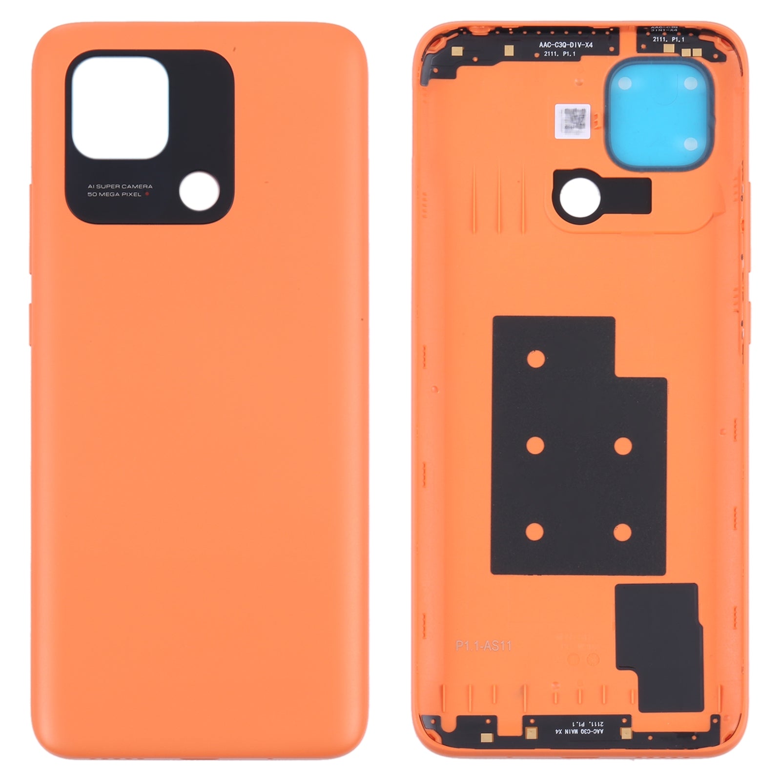 Battery Back Cover for Xiaomi Redmi 10C/Redmi 10 India/Redmi 10 Power Orange