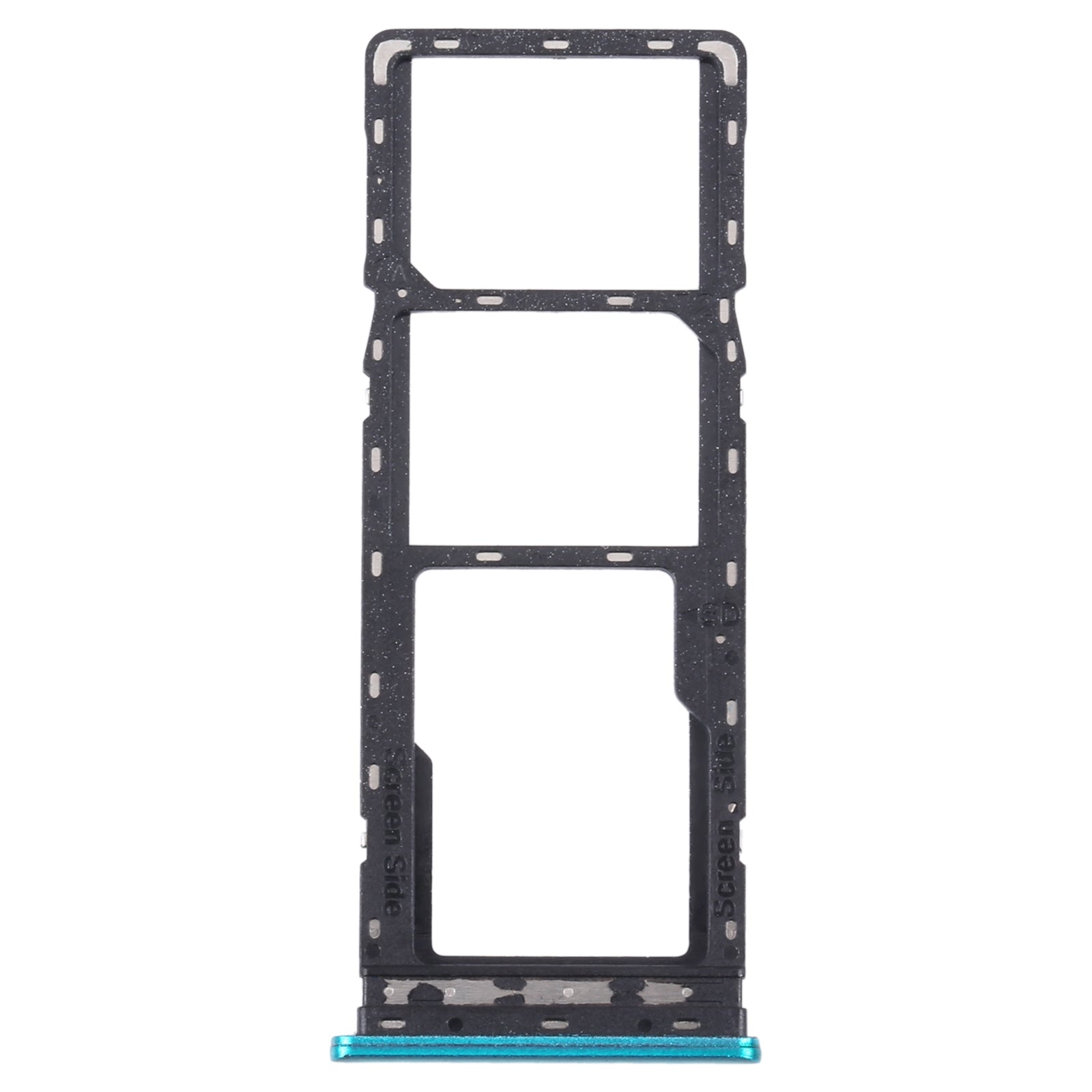 For Infinix  10 X682B X682C SIM Card Tray + SIM Card Tray + Micro SD Card Tray  Green
