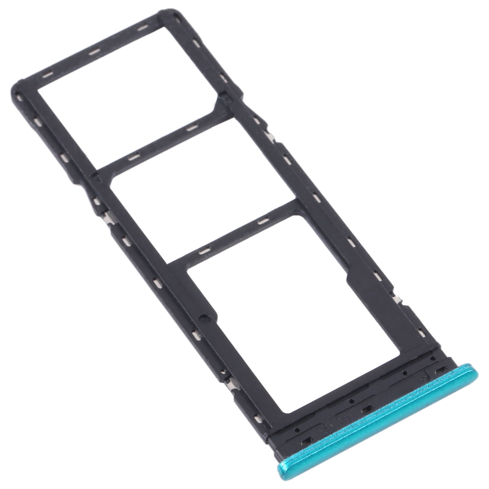 For Infinix  10 X682B X682C SIM Card Tray + SIM Card Tray + Micro SD Card Tray  Green