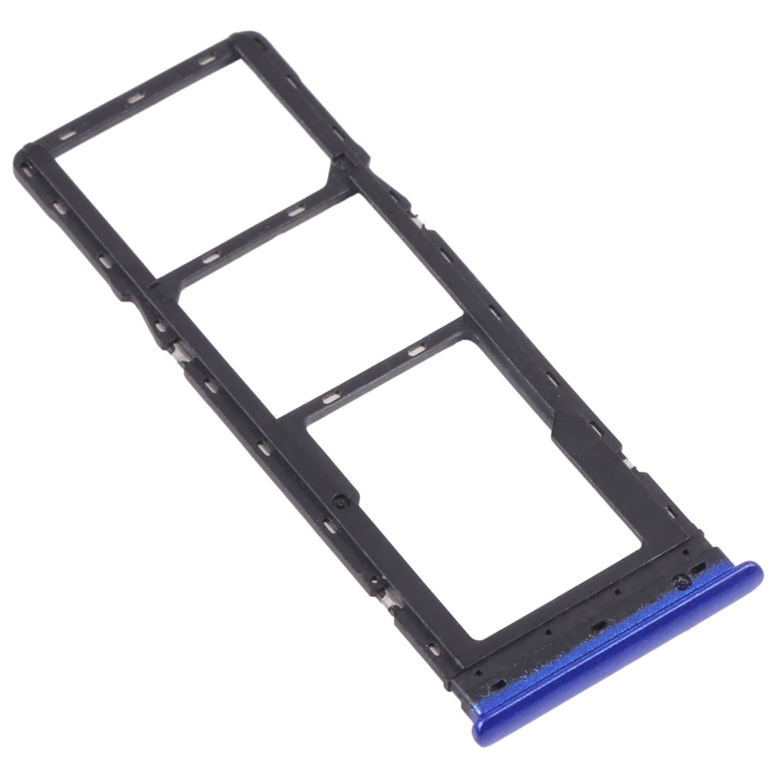 For Infinix  10 Lite X657B SIM Card Tray + SIM Card Tray + Micro SD Card Tray  Blue