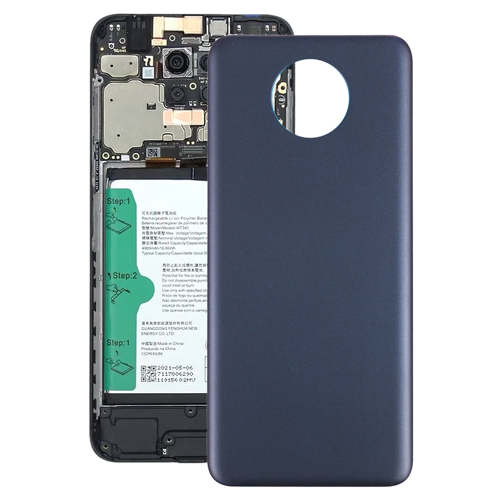 Battery Back Cover for Nokia G10 Black