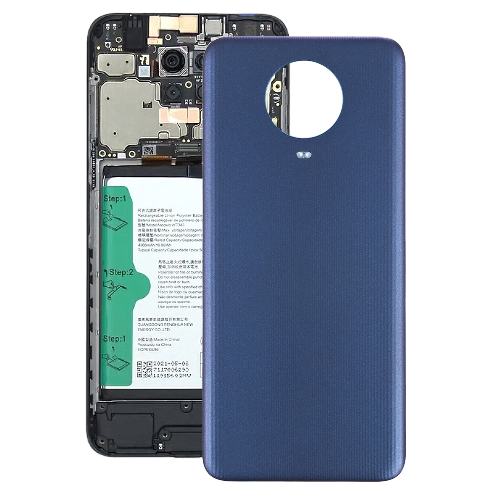 Battery Back Cover for Nokia G20 Blue
