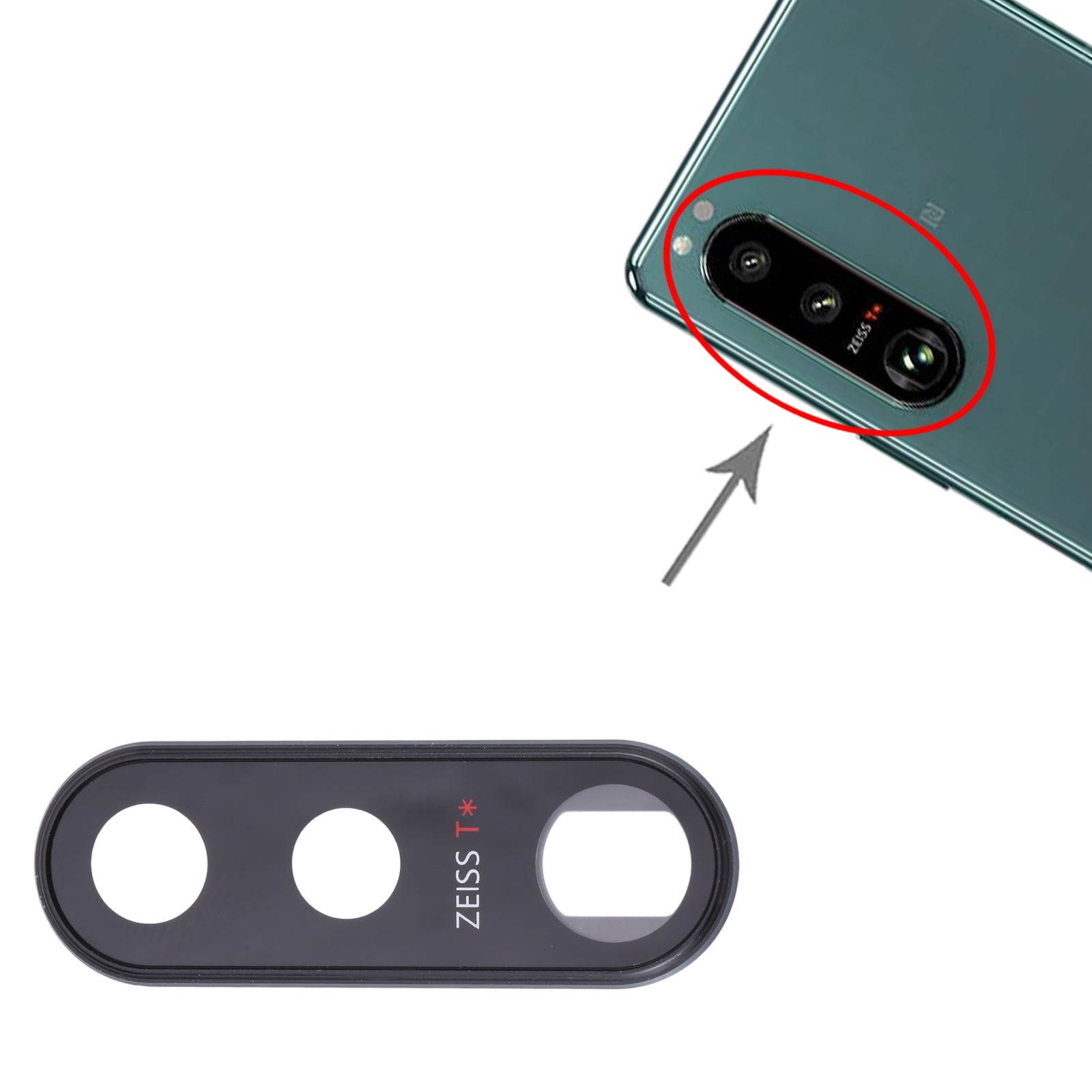 Camera Lens Cover for Sony Xperia 5 III  Green