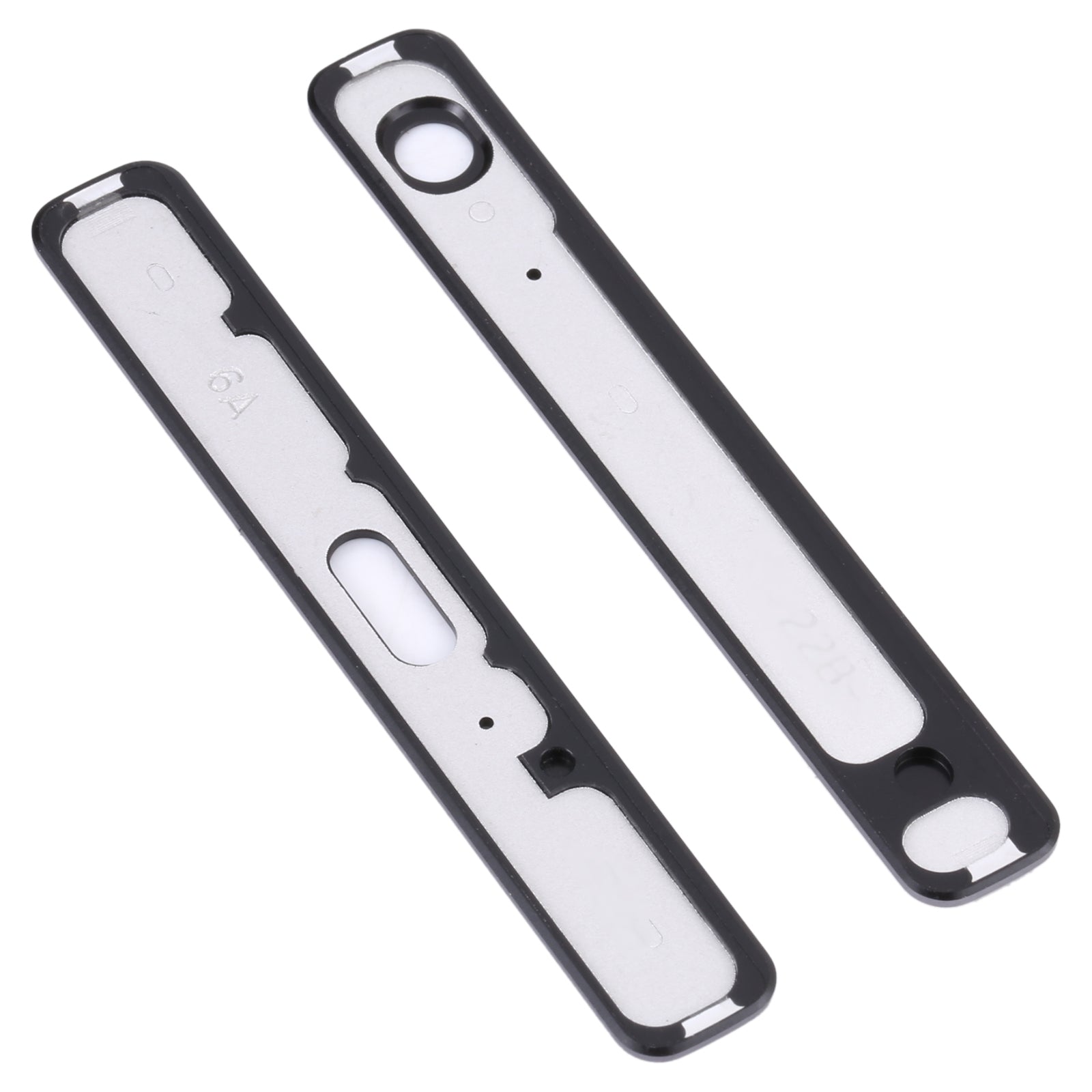 1 Pair Side Part Sidebar For Sony Xperia XZ1 Compact  Black