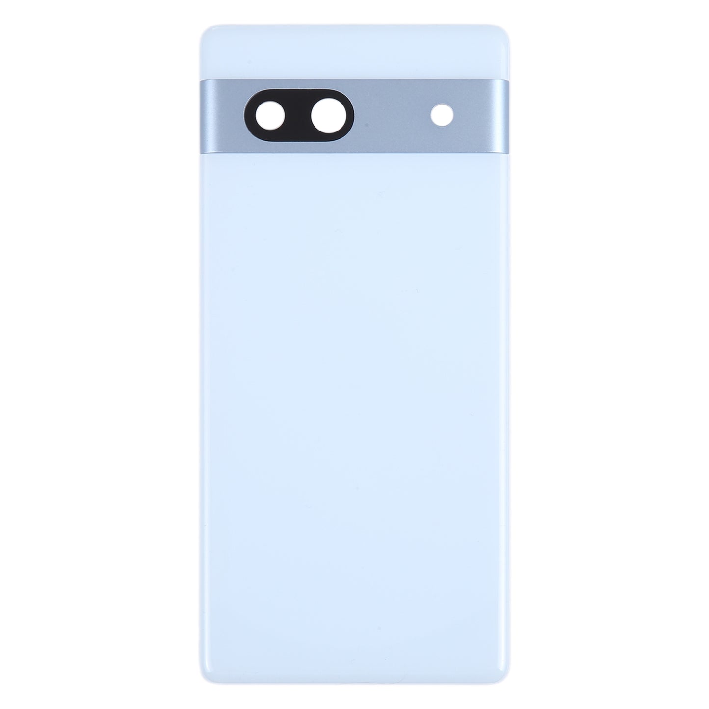 For Google Pixel 7A Battery Back Cover with Camera Lens Cover Blue