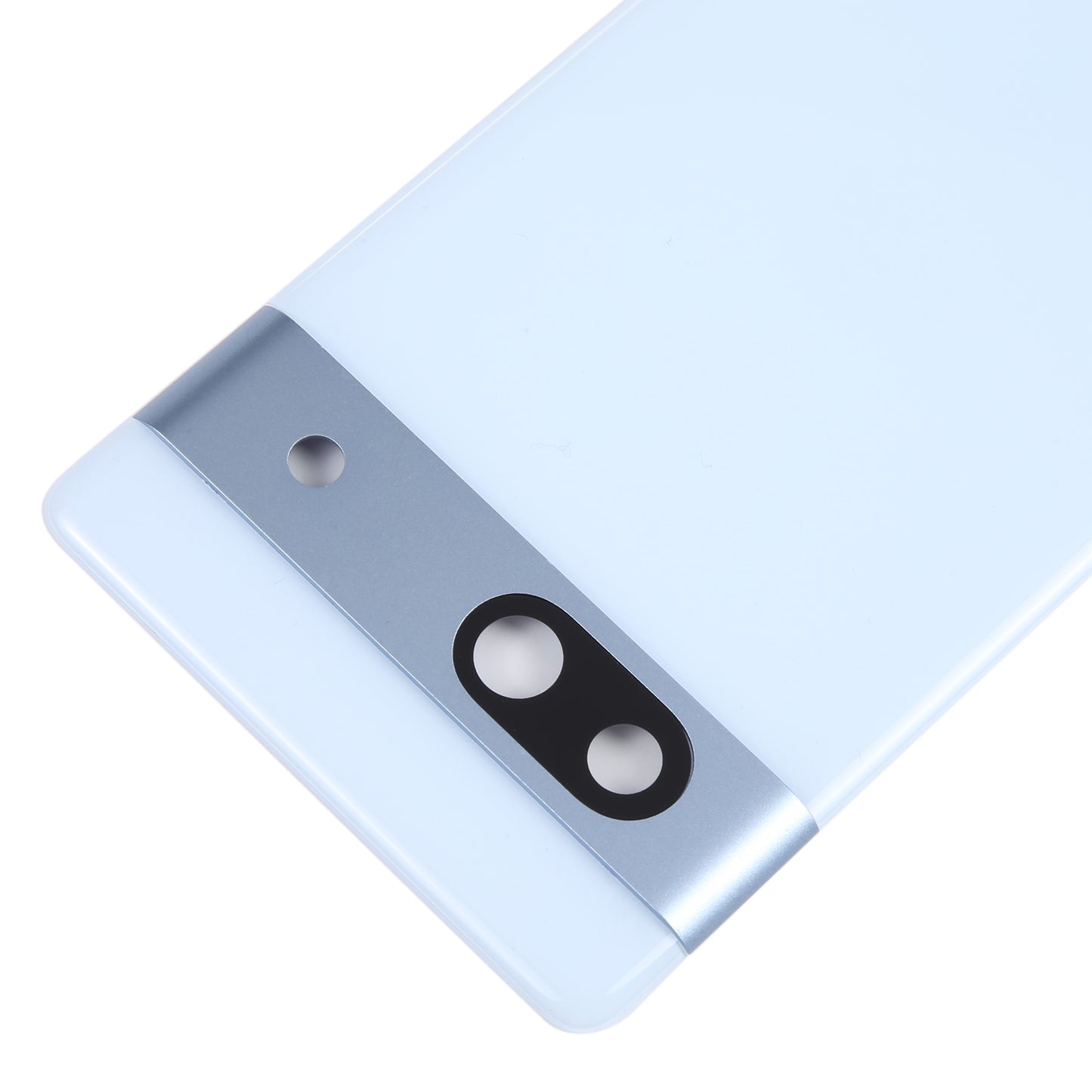 For Google Pixel 7A Battery Back Cover with Camera Lens Cover Blue