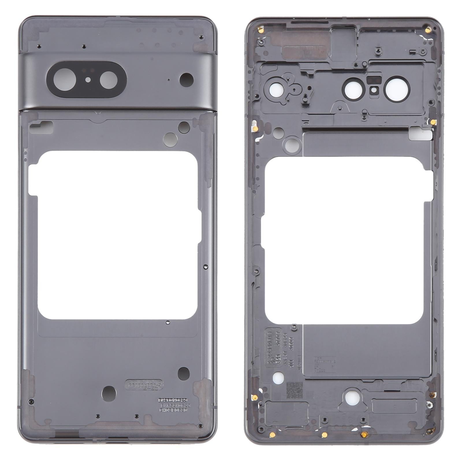 For Google Pixel 7 Front Housing LCD Frame Bezel Plate Black