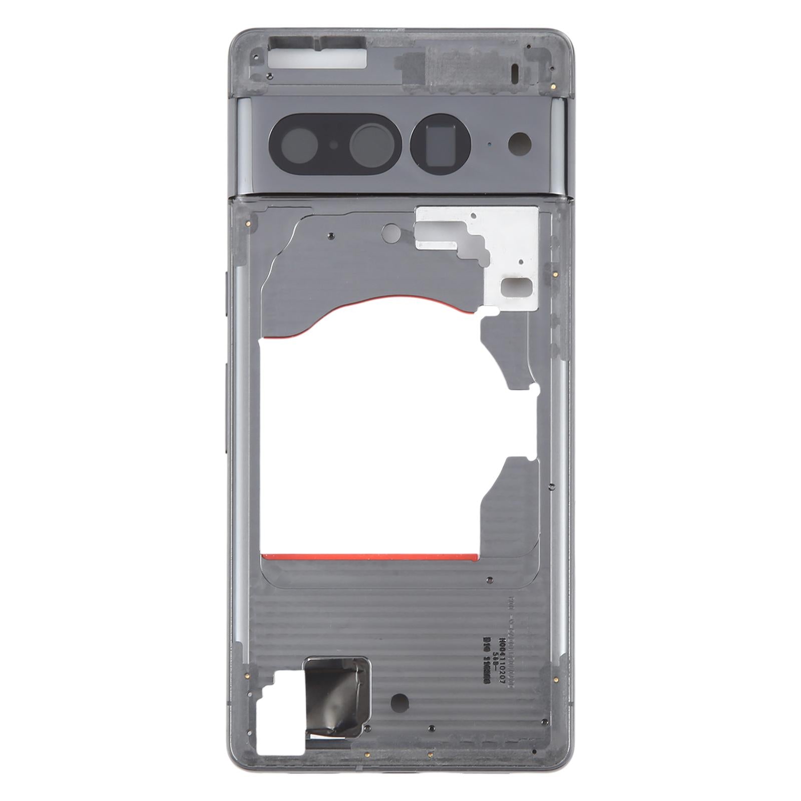 For Google Pixel 7 Pro Front Housing LCD Frame Bezel Plate Black