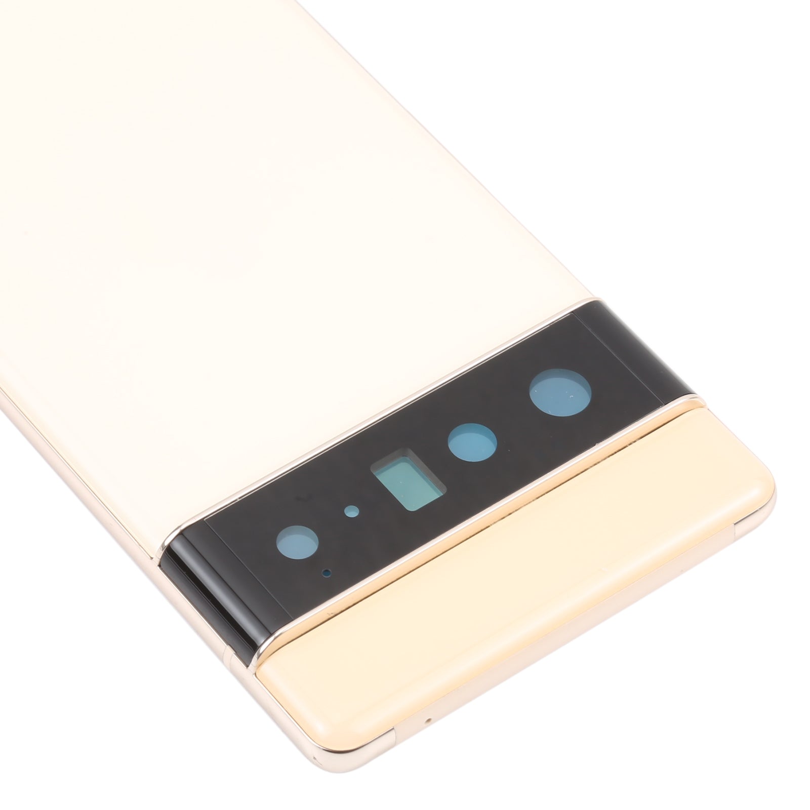 For Google Pixel 6 Pro Battery Back Cover with Middle Frame Gold