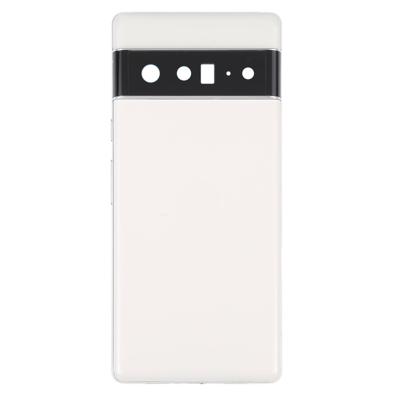 For Google Pixel 6 Pro Battery Back Cover with Middle Frame White