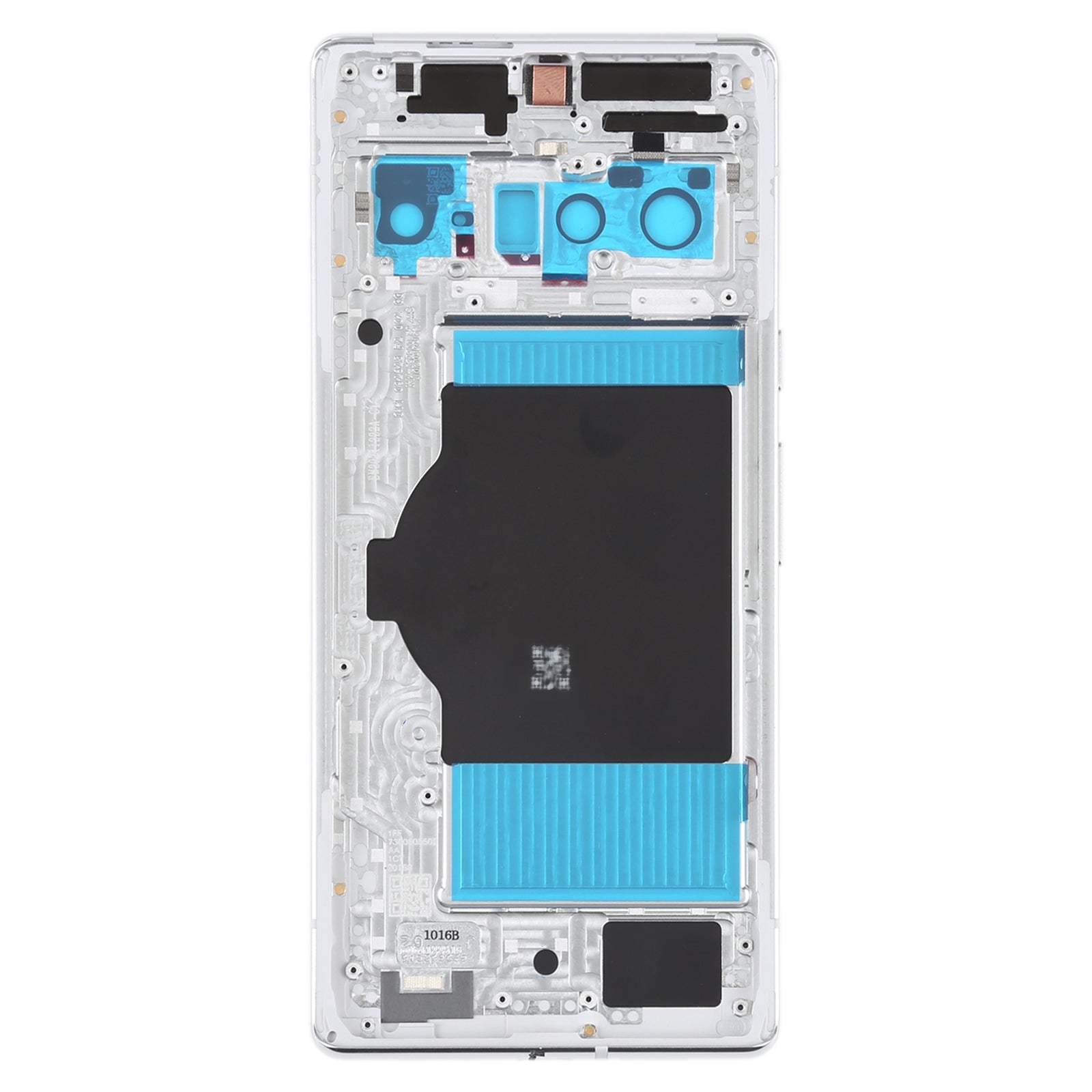 For Google Pixel 6 Pro Battery Back Cover with Middle Frame White