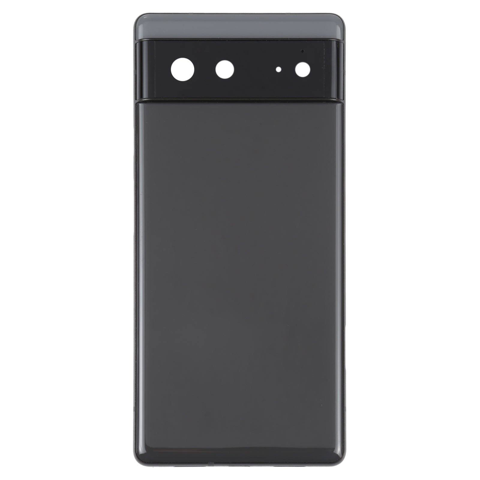 For Google Pixel 6 Battery Back Cover with Middle Frame Black