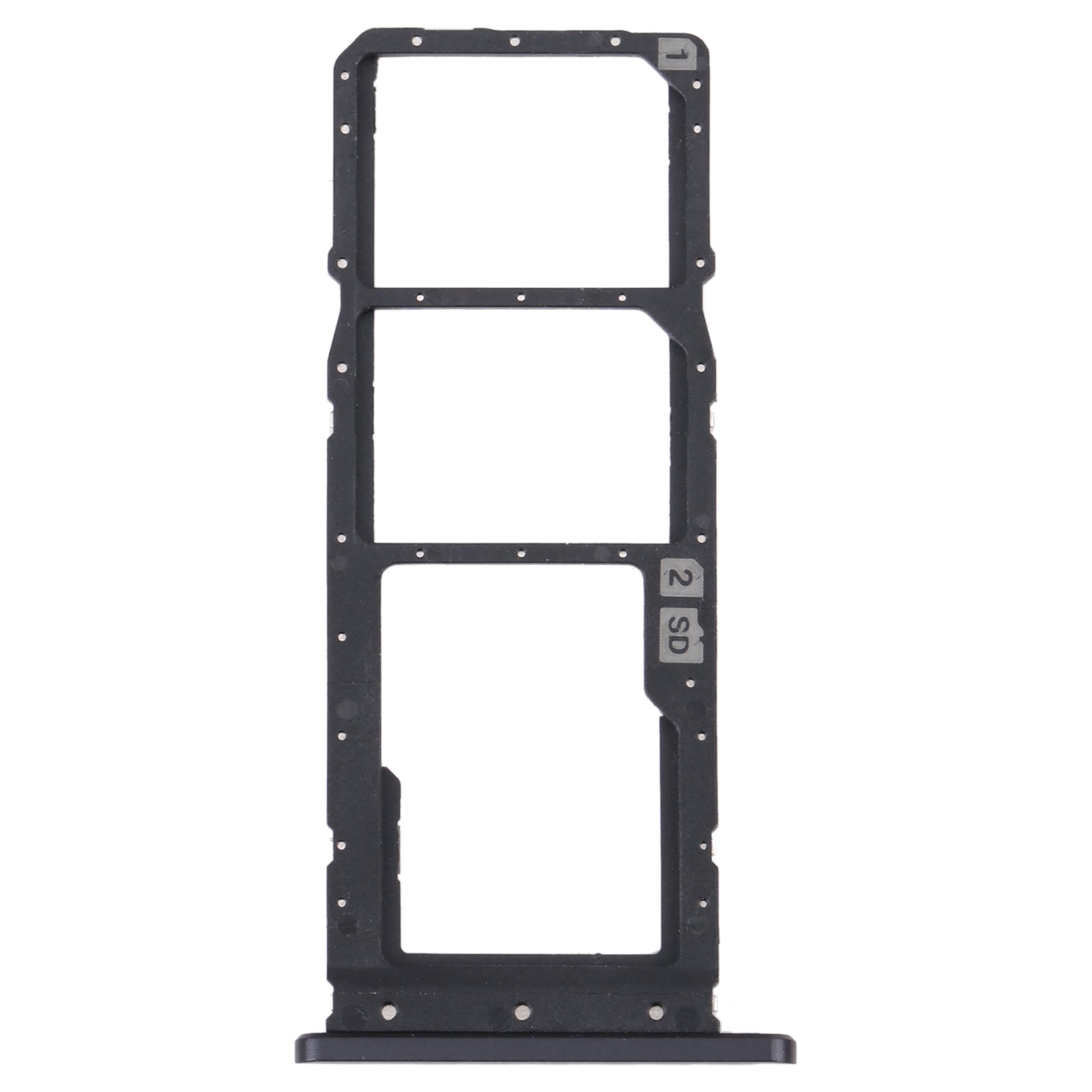 For Asus Zenfone 8 Flip ZS672KS SIM Card Tray + SIM Card Tray + Micro SD card tray  Grey