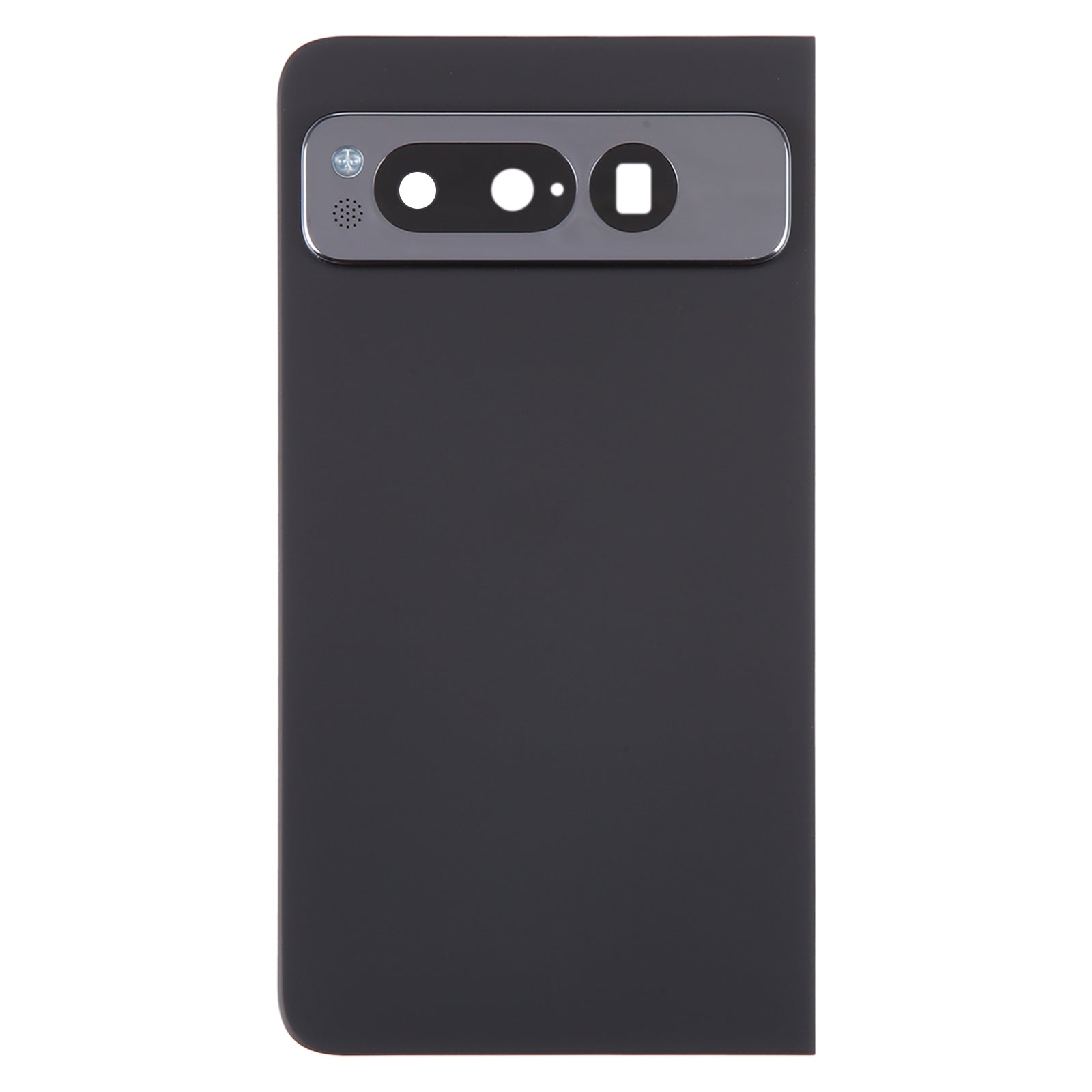 For Google Pixel Fold Battery Back Cover with Camera Lens Cover Black
