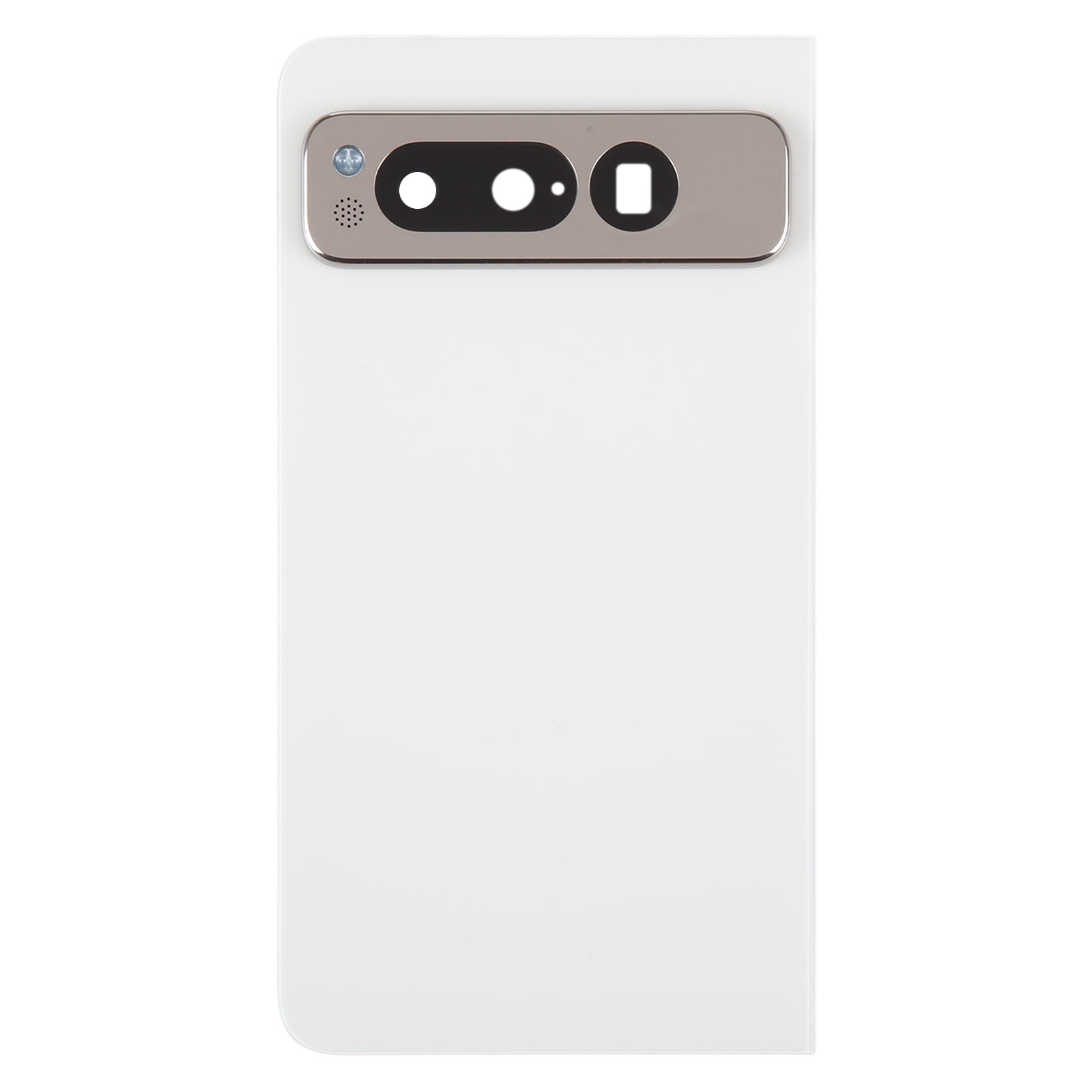 For Google Pixel Fold Battery Back Cover with Camera Lens Cover White