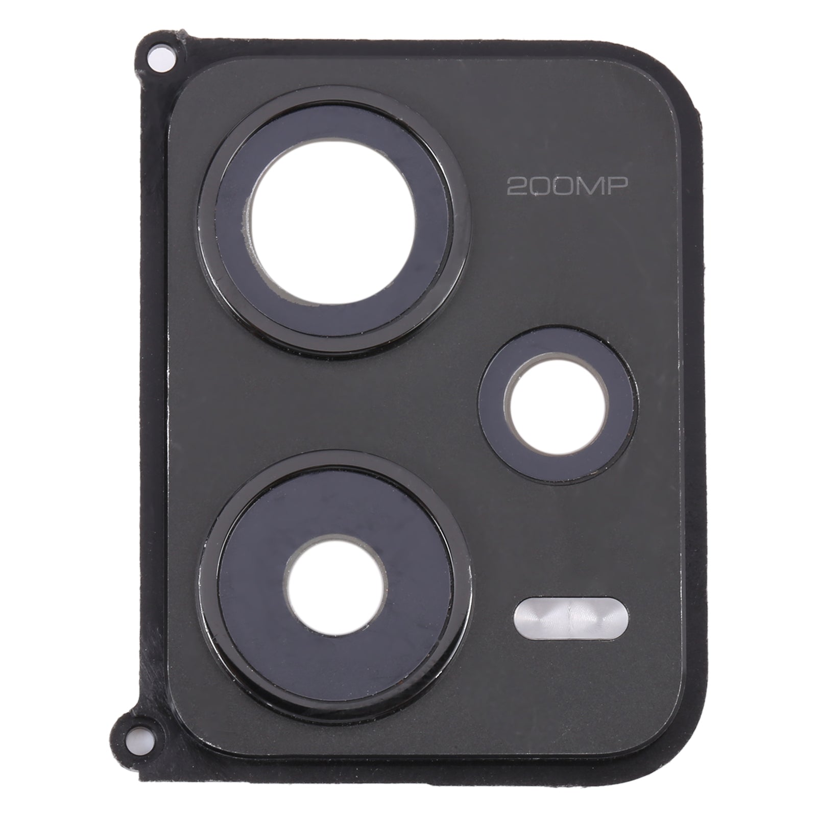 Back Camera Lens Frame for Xiaomi Redmi Note 12 Pro+  Black