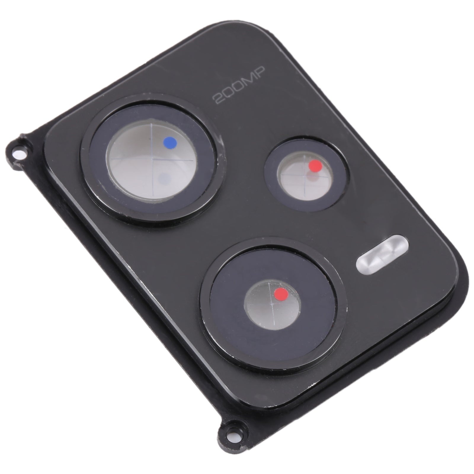 Back Camera Lens Frame for Xiaomi Redmi Note 12 Pro+  Black